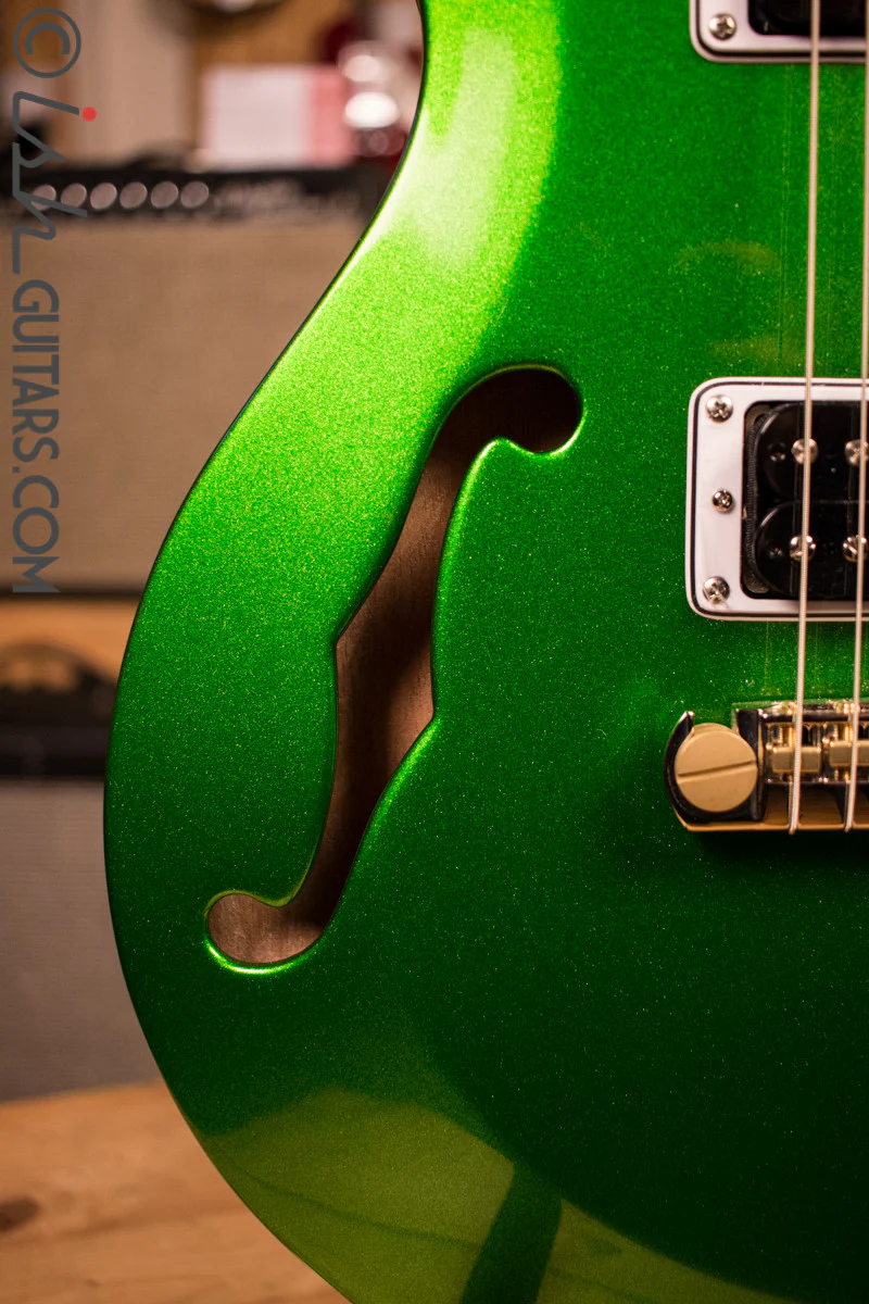 Paul Reed Smith S2 Mira Semi Hollow "Color of the Month" Jewel Lime Metallic - Image 5