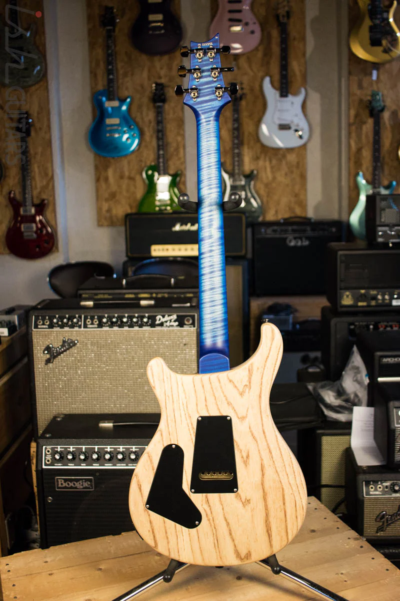 Paul Reed Smith Wood Library Custom 24/08 Satin Faded Blue Burst Quilted Maple Top Swamp Ash Body - Image 8