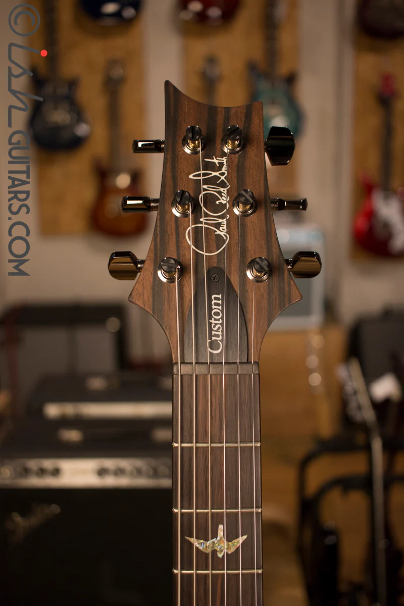 Paul Reed Smith PRS Custom 24 Semi-Hollow Wood Library Quilt Top Charcoal Burst - Image 5