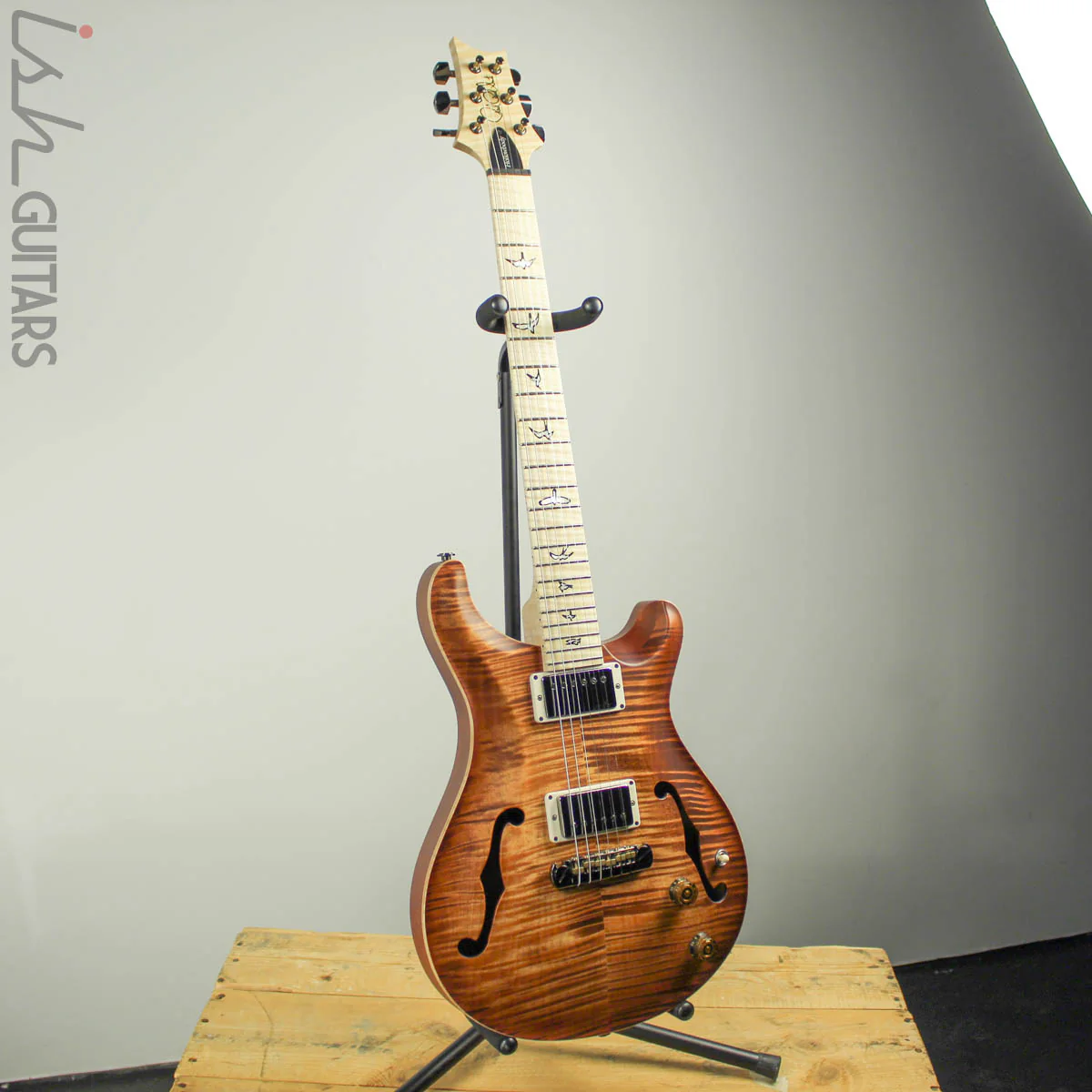Paul Reed Smith Wood Library Hollowbody I 10 Top Copperhead Burst - Image 2