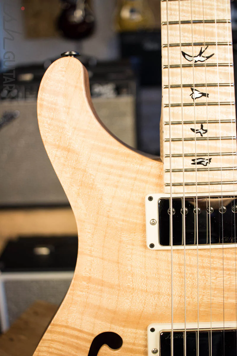 Paul Reed Smith Wood Library Hollowbody I Natural One Piece Top w/ Flamed Maple Neck - Image 3