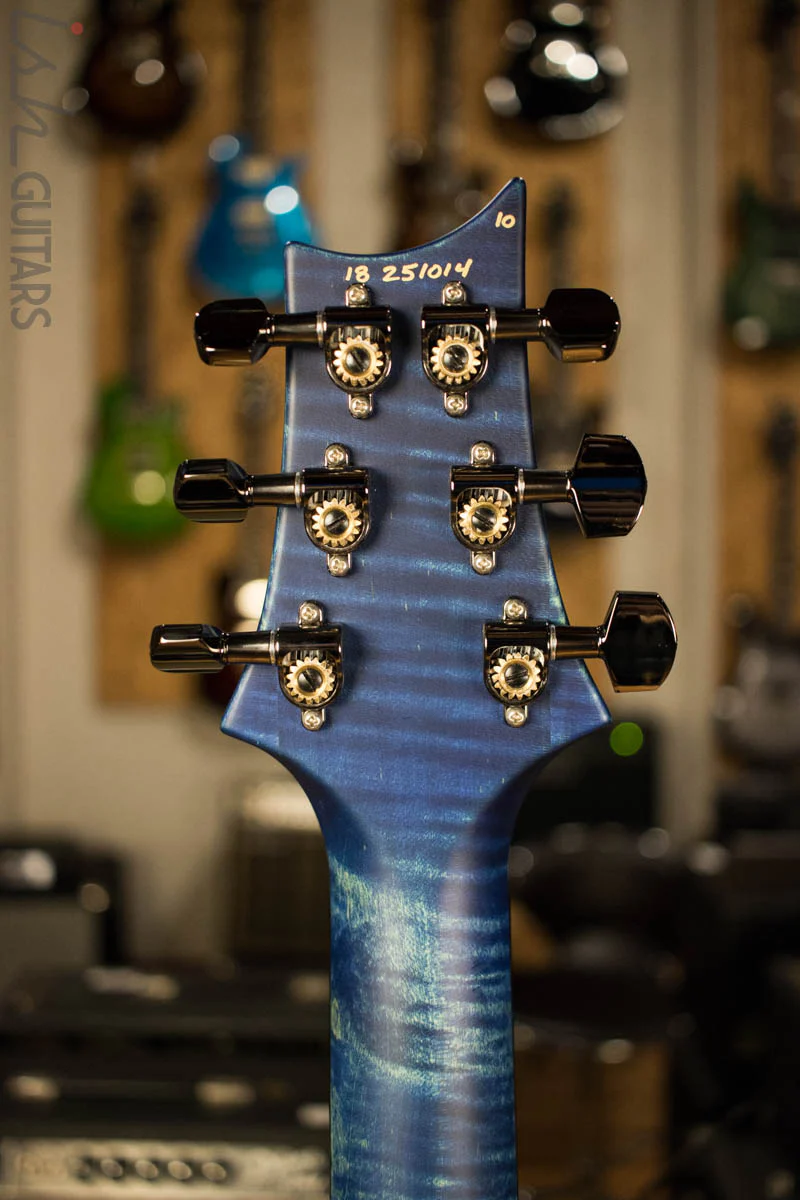 Paul Reed Smith Wood Library Hollowbody I Satin River Blue w/ Matching Flamed Maple Neck - Image 9