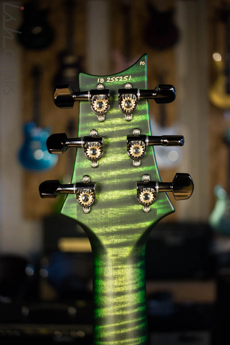Paul Reed Smith Wood Library Satin Jade Green Burst Quilted Maple 10 Top Custom 24-08 - Image 6