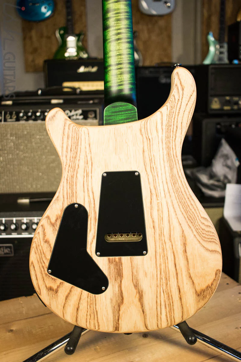 Paul Reed Smith Wood Library Satin Jade Green Burst Quilted Maple 10 Top Custom 24-08 - Image 7