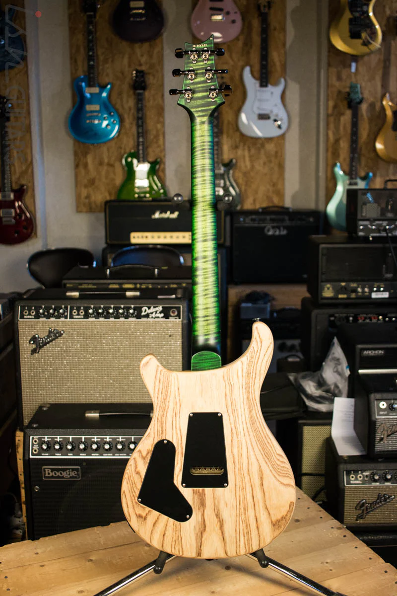 Paul Reed Smith Wood Library Satin Jade Green Burst Quilted Maple 10 Top Custom 24-08 - Image 8