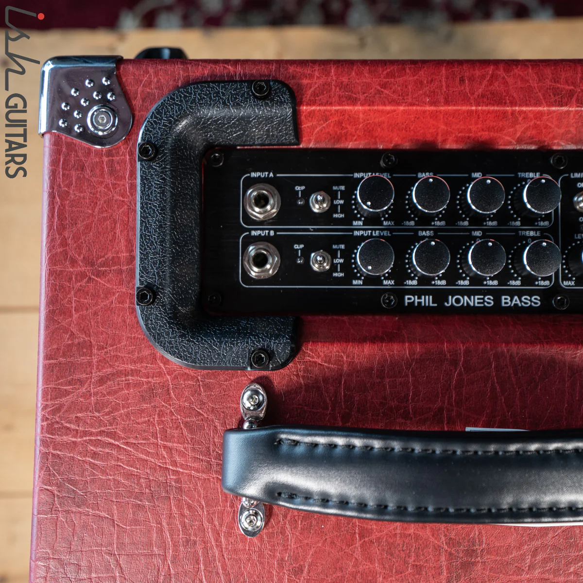 Phil Jones Bass Suitcase Compact BG-400 Combo Amp Red - Image 4