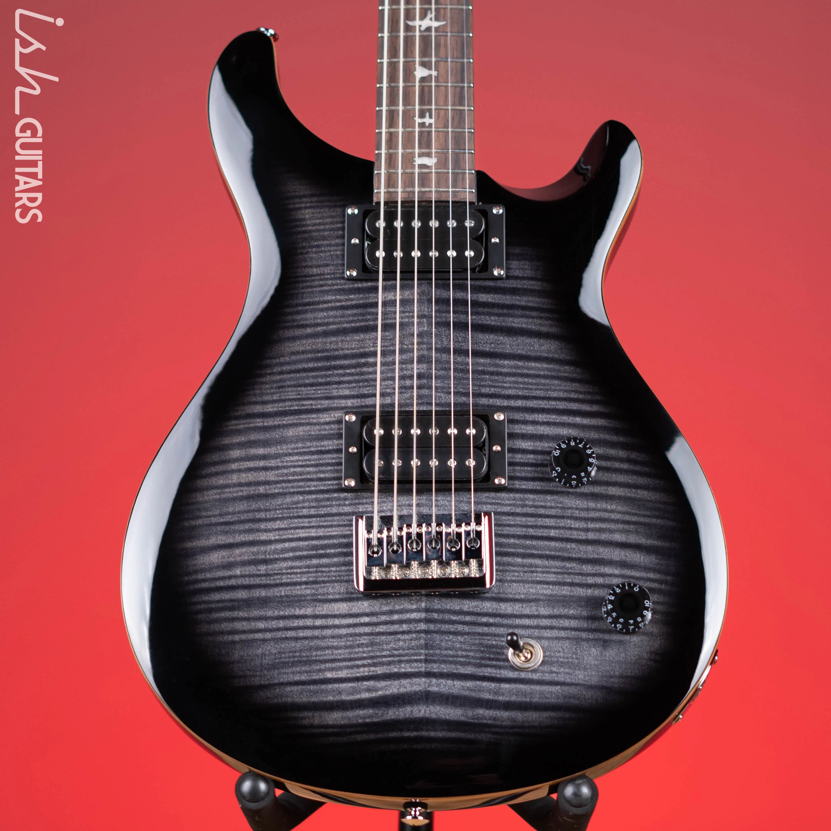 PRS SE 277 Baritone Charcoal Burst