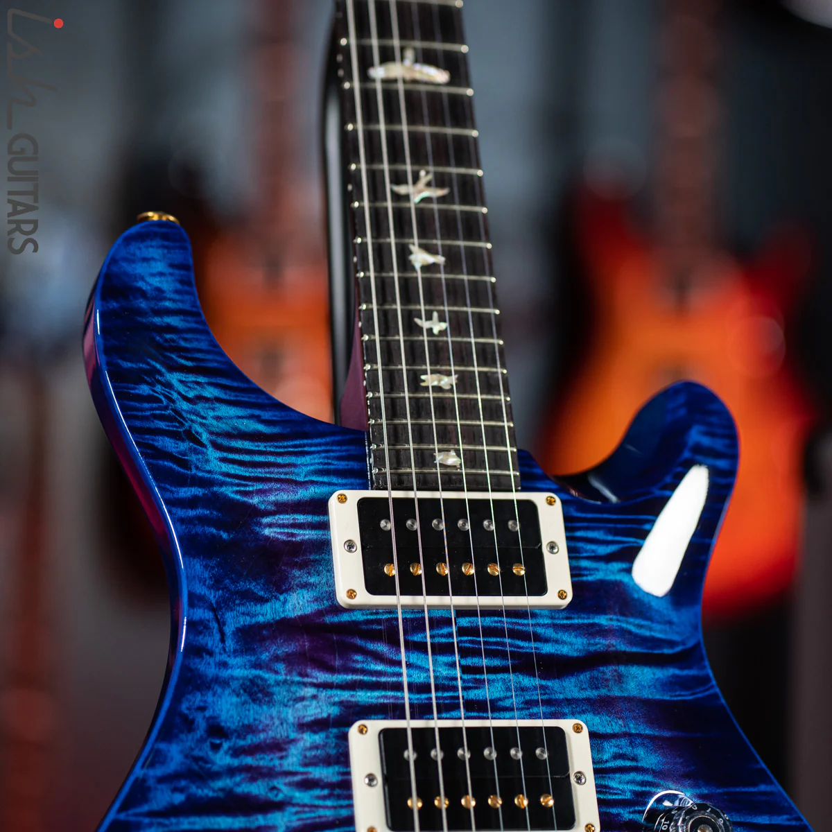 PRS 35th Anniversary Custom 24 Aqua Blue Wrap 10 Top - Image 5