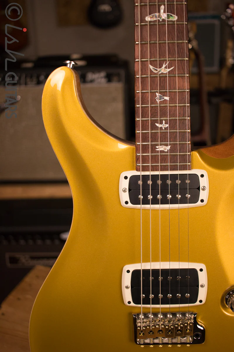 2017 Paul Reed Smith PRS 408 Custom Color Gold Top Natural Back - Image 3