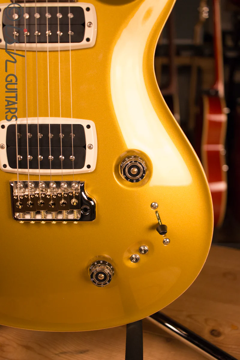 2017 Paul Reed Smith PRS 408 Custom Color Gold Top Natural Back - Image 4