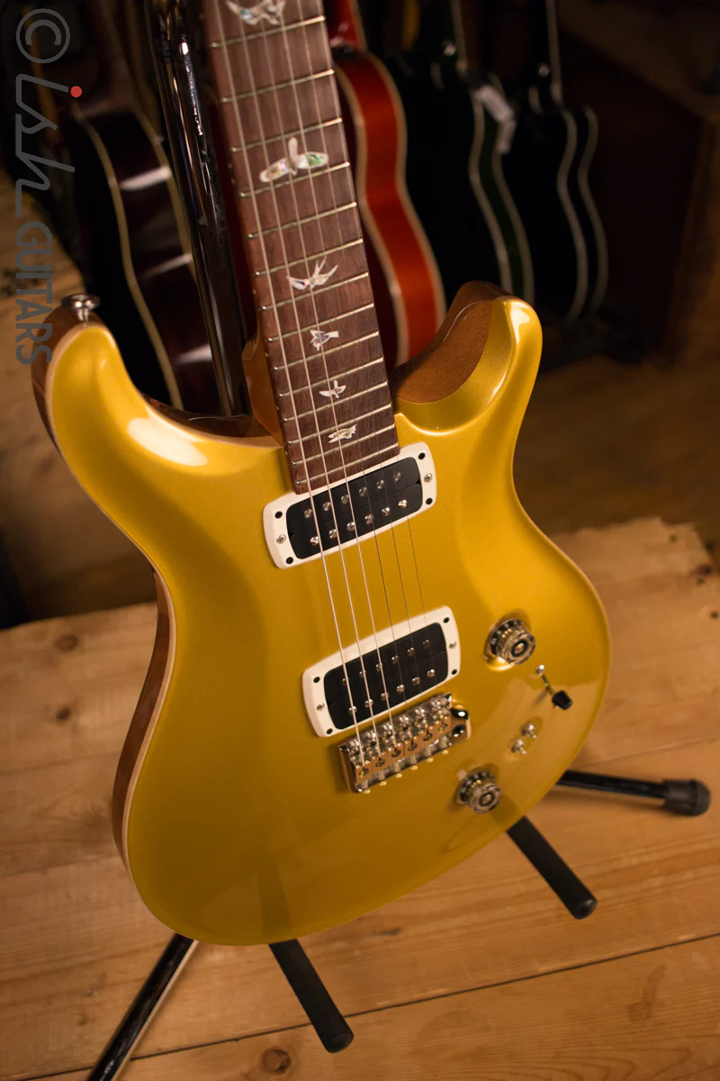 2017 Paul Reed Smith PRS 408 Custom Color Gold Top Natural Back - Image 7