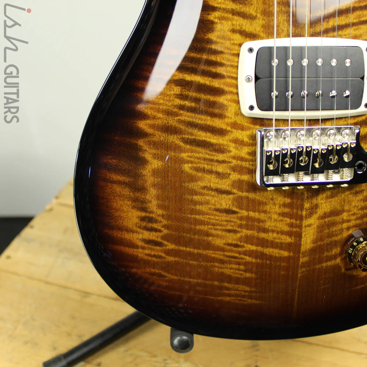 2019 PRS 408 Black Gold Burst - Image 4