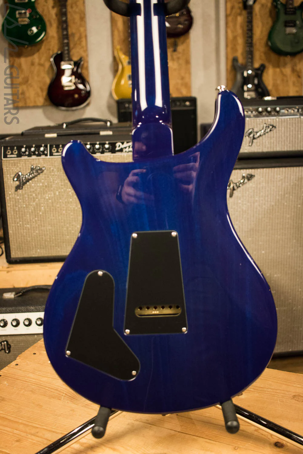 Paul Reed Smith PRS 408 Rare Custom Color Green Blue Burst Electric Guitar - Image 7