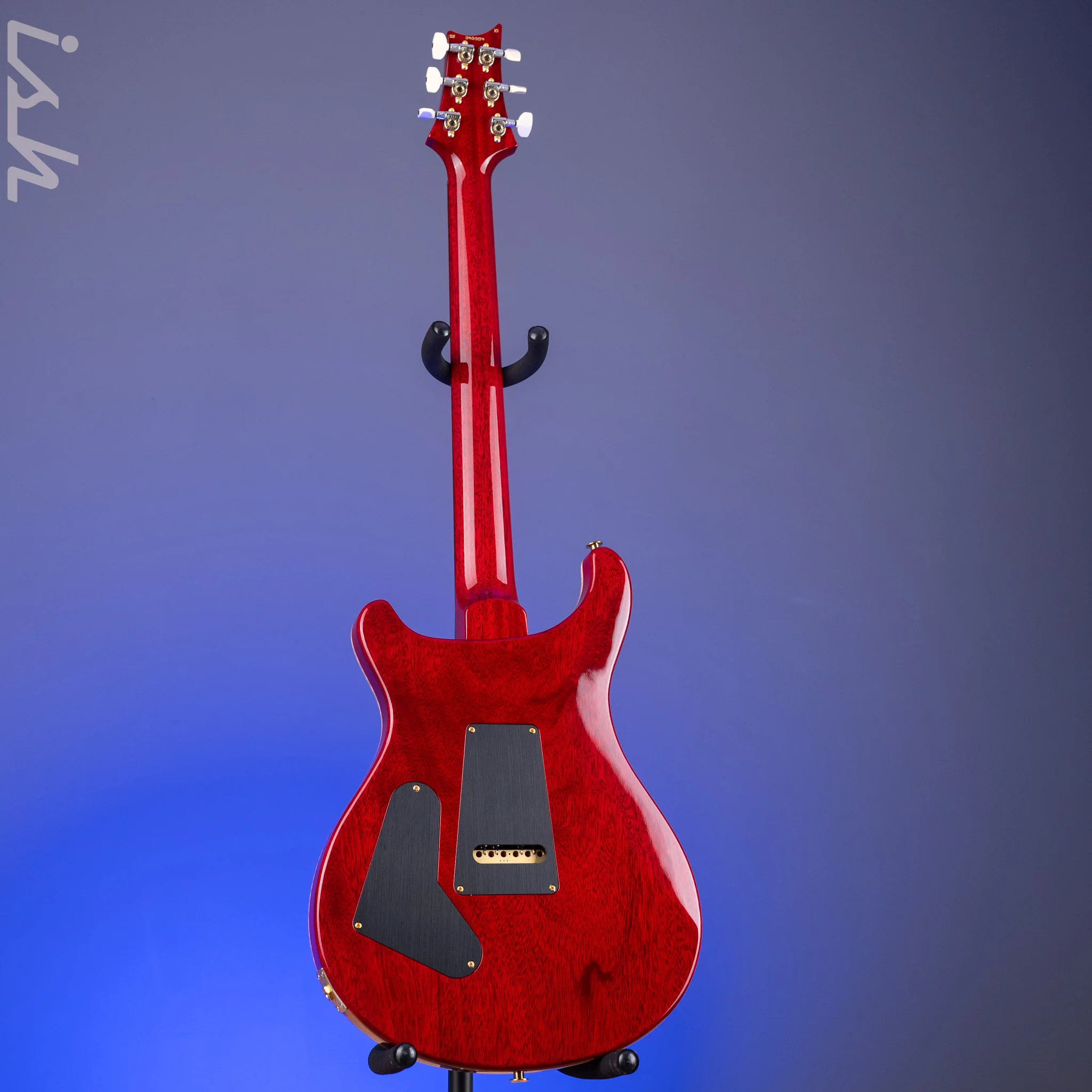 PRS Custom 24-08 Semi-Hollow 40th Anniversary Limited Edition Charcoal Tri-Color Burst - Image 7