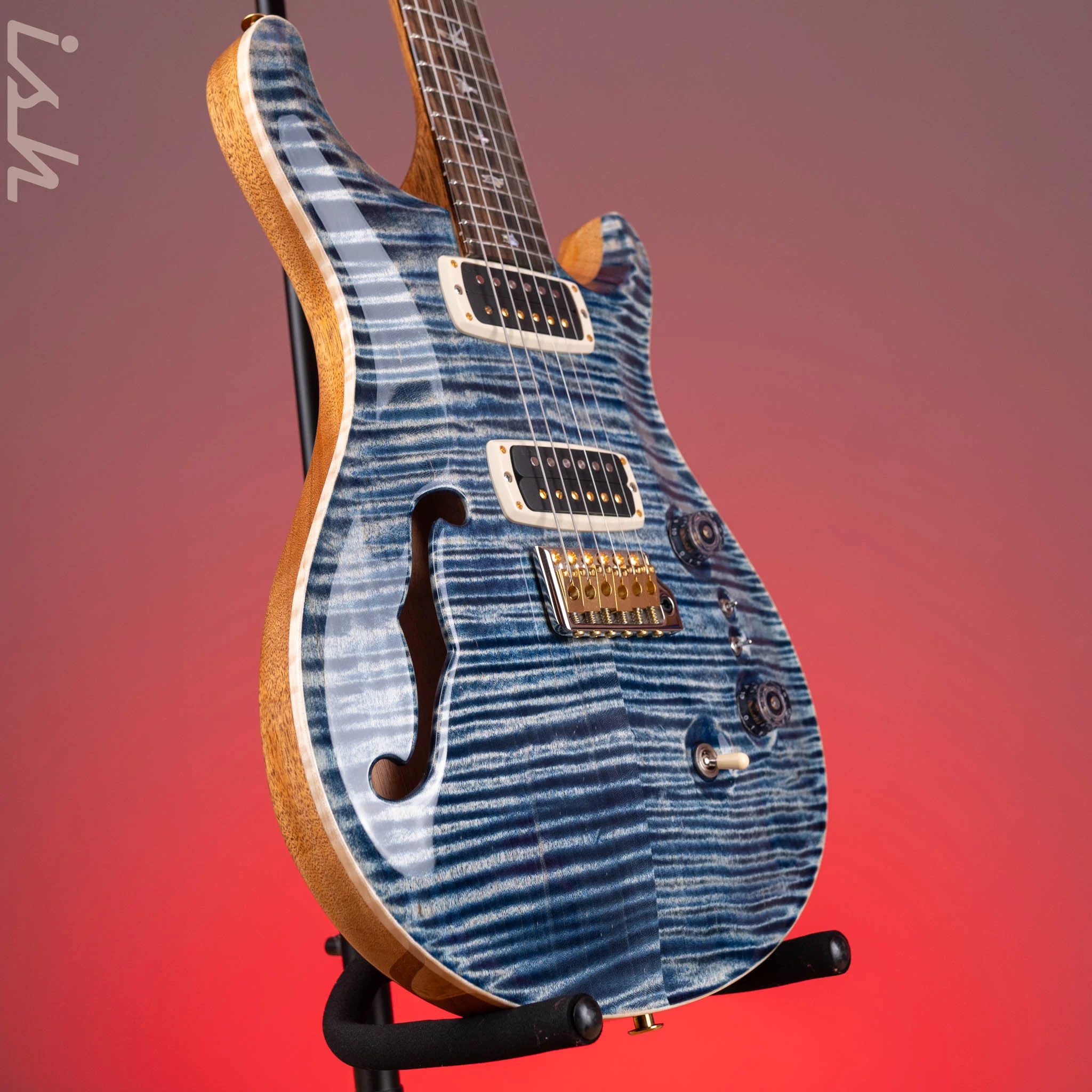 PRS 40th Anniversary Custom 24-08 Semi-Hollow Limited Edition Faded Whale Blue - Image 3
