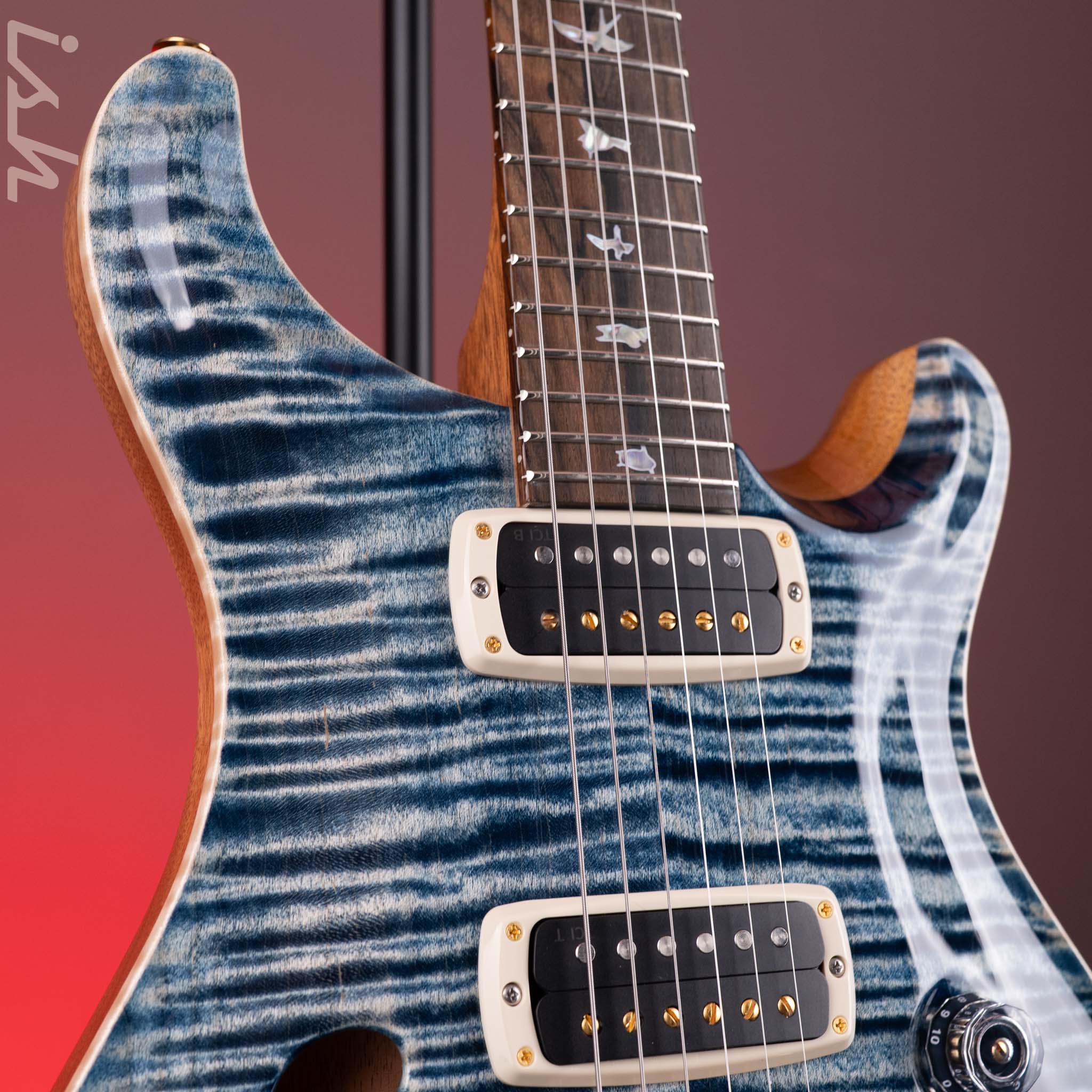 PRS 40th Anniversary Custom 24-08 Semi-Hollow Limited Edition Faded Whale Blue - Image 4