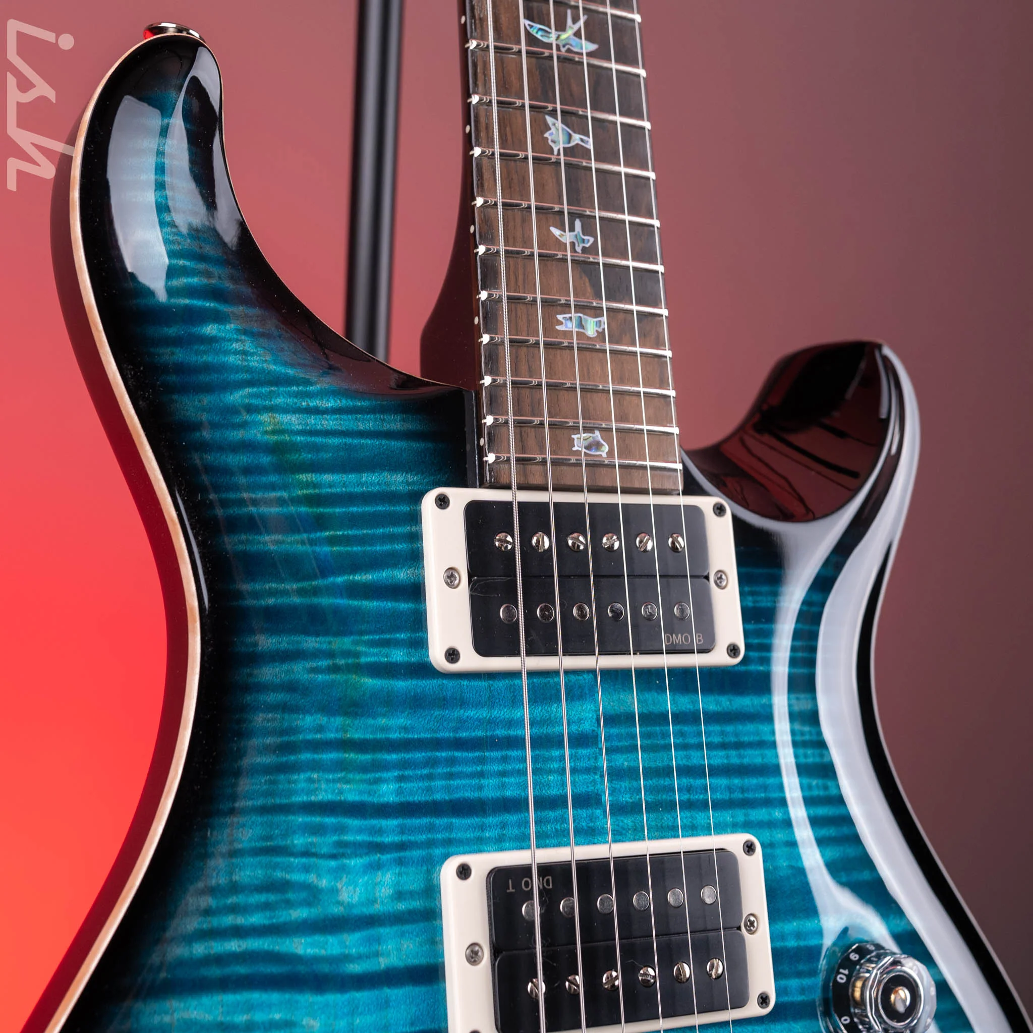 PRS 40th Anniversary Custom 24 Limited Edition Sub Zero Smokeburst Demo - Image 4