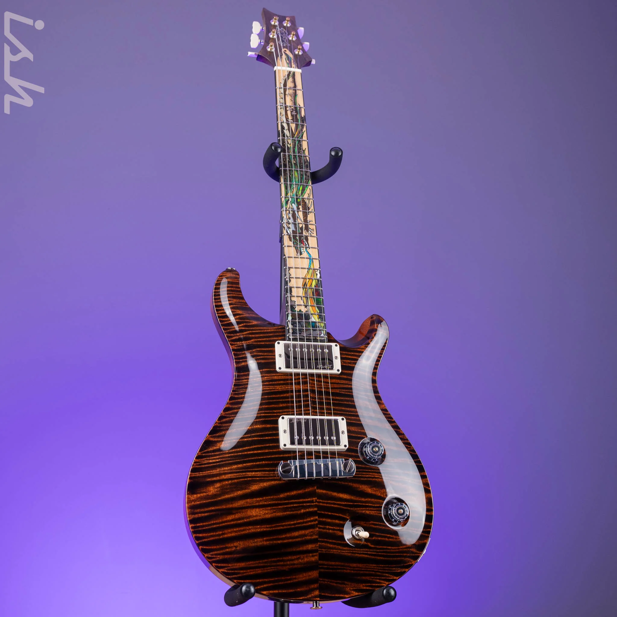 PRS 40th Anniversary Private Stock Dragon Limited Burnt Chestnut - Image 2