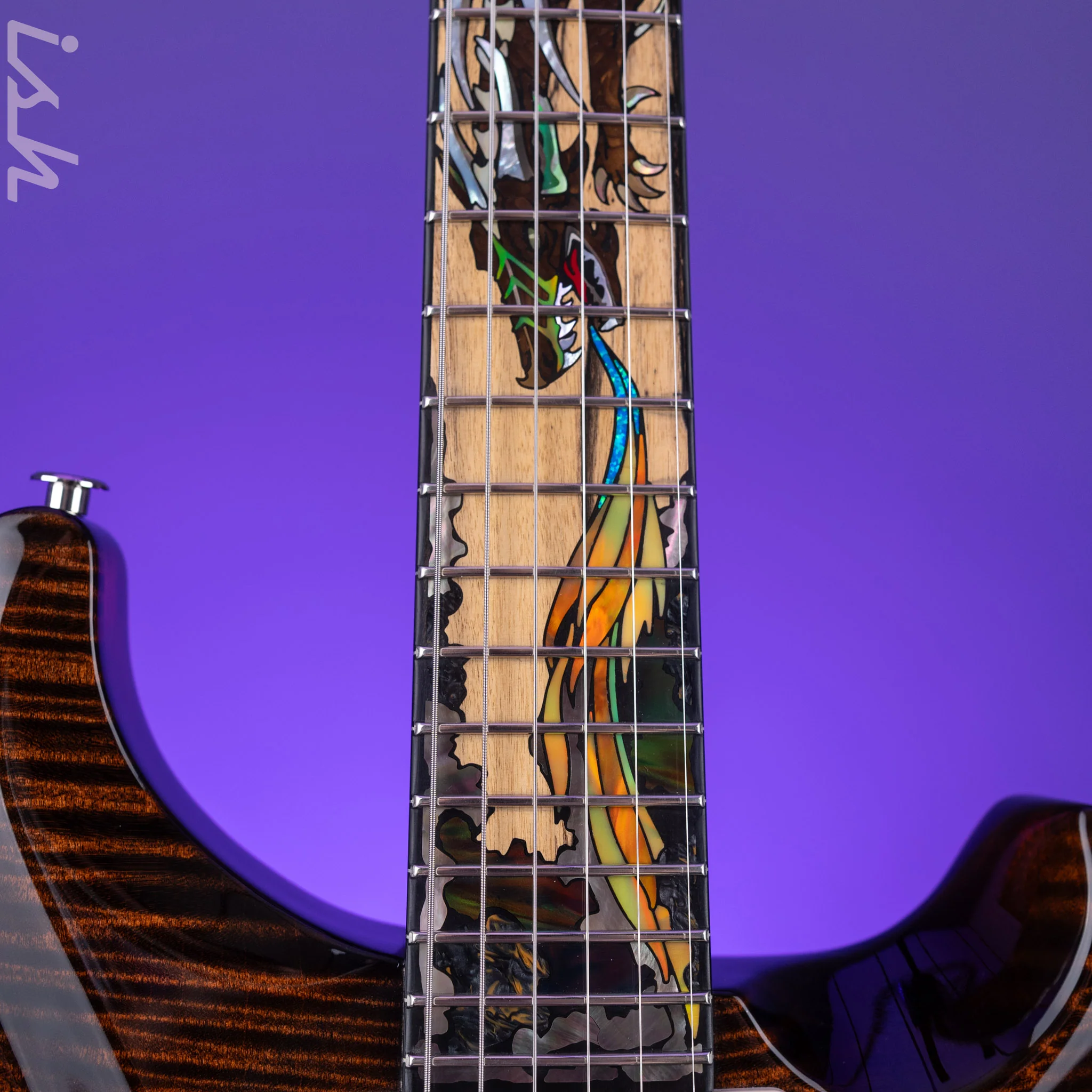 PRS 40th Anniversary Private Stock Dragon Limited Burnt Chestnut #108 - Image 8