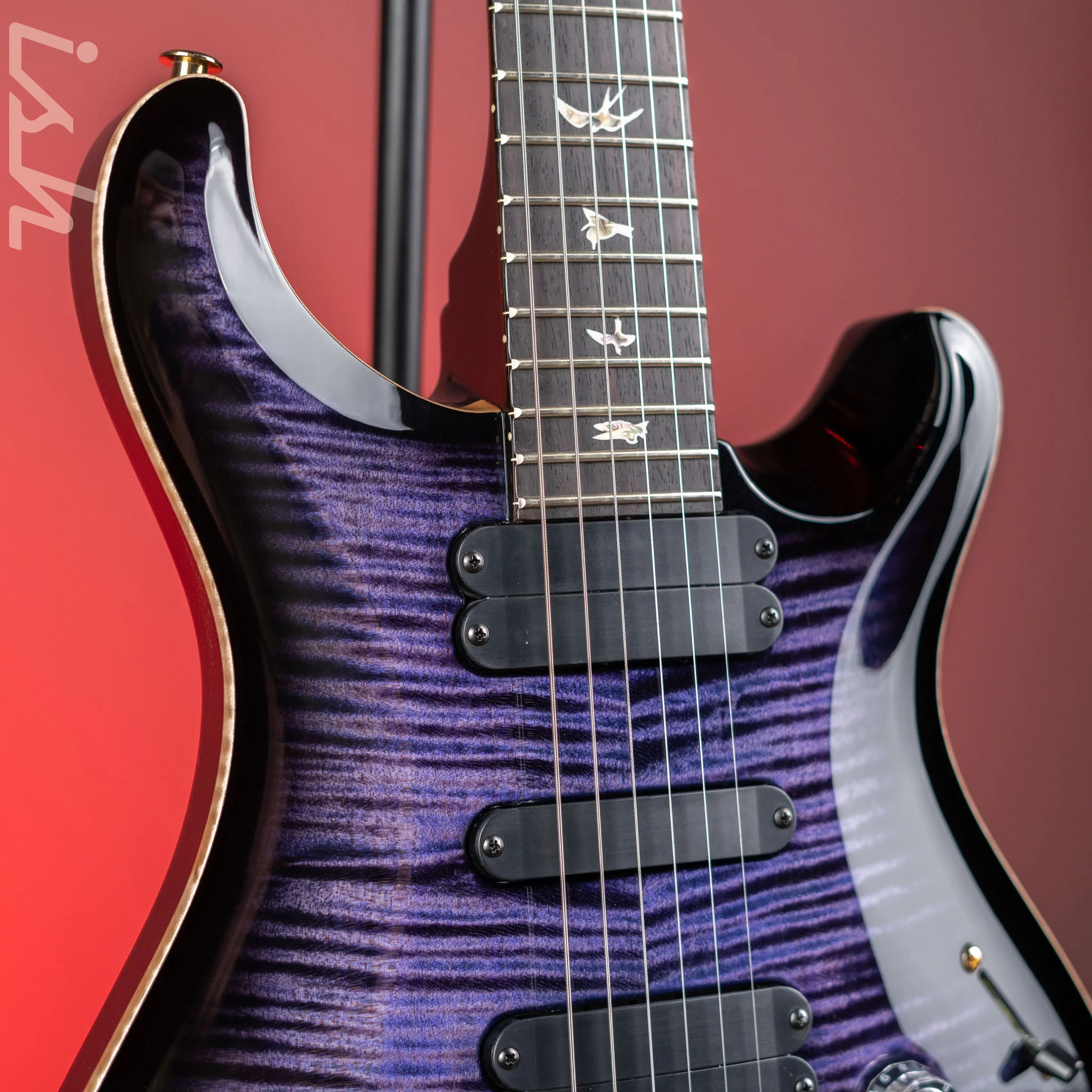PRS 509 10 Top Purple Mist Electric Guitar - Image 3