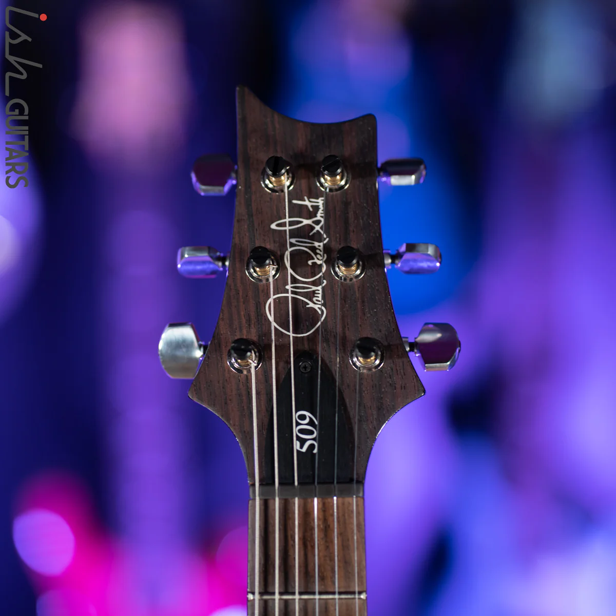PRS 509 Electric Guitar Fire Red Smoked Burst - Image 6