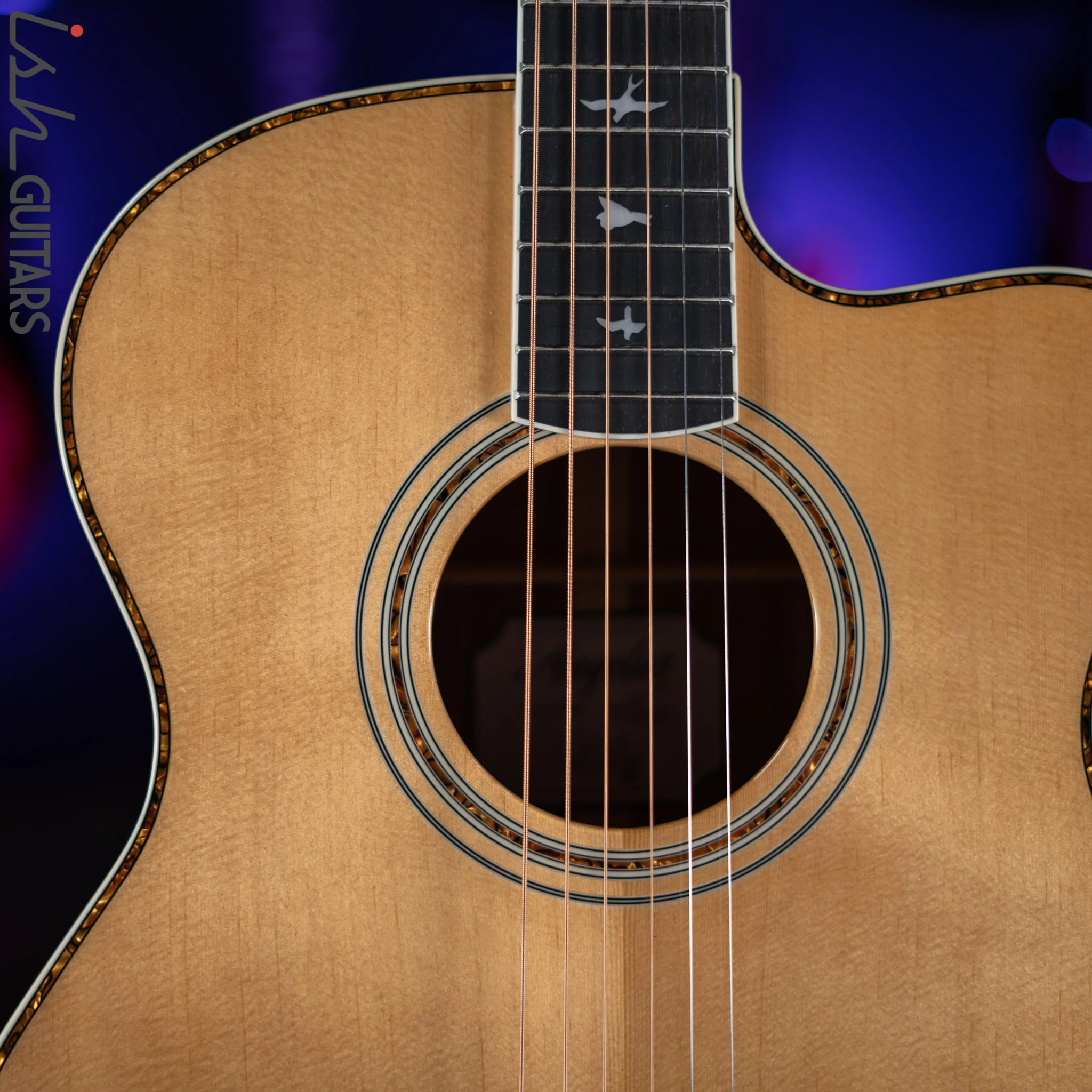 PRS SE Angelus A40E Acoustic Electric Guitar Natural Demo - Image 4