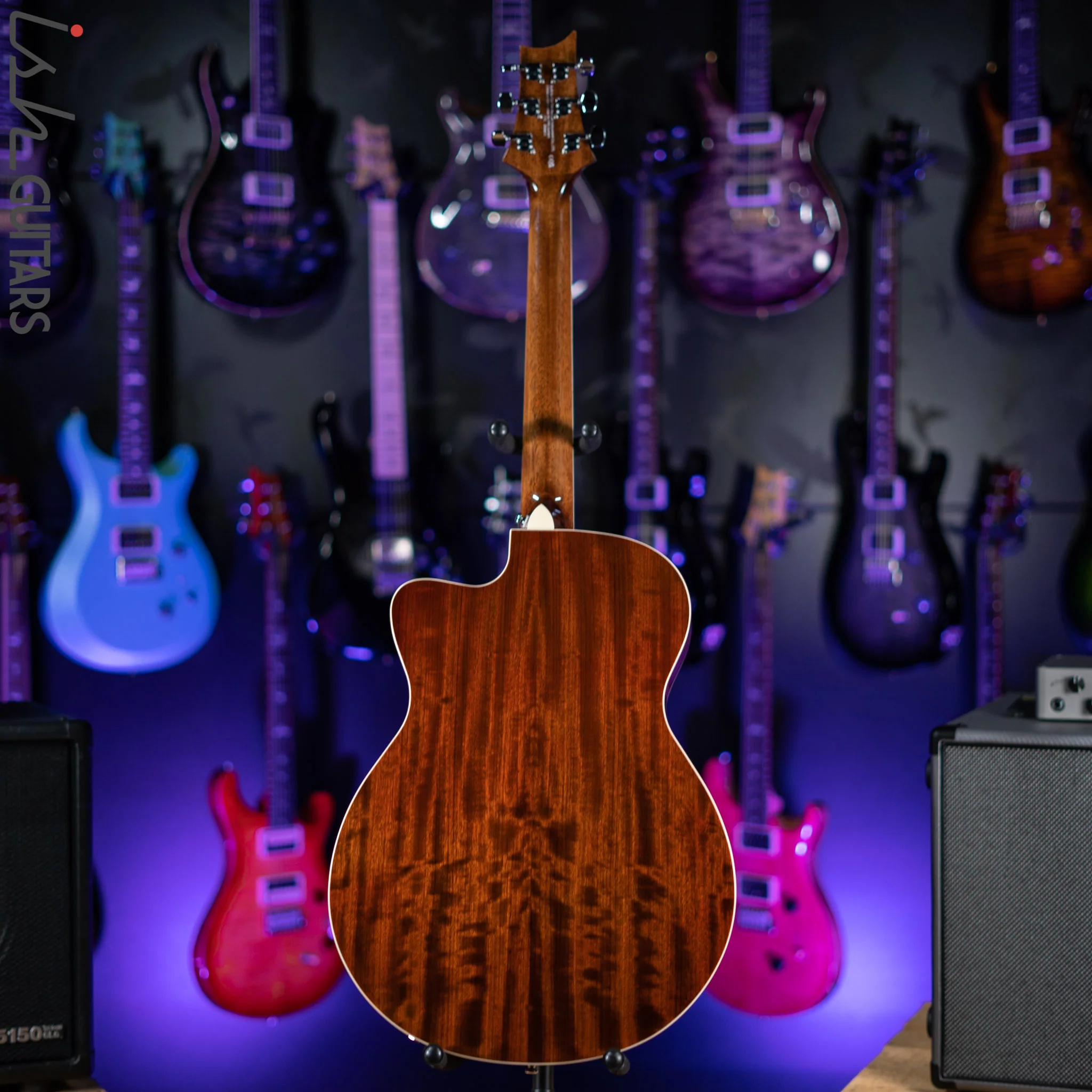 PRS SE Angelus A40E Acoustic Electric Guitar Natural Demo - Image 8