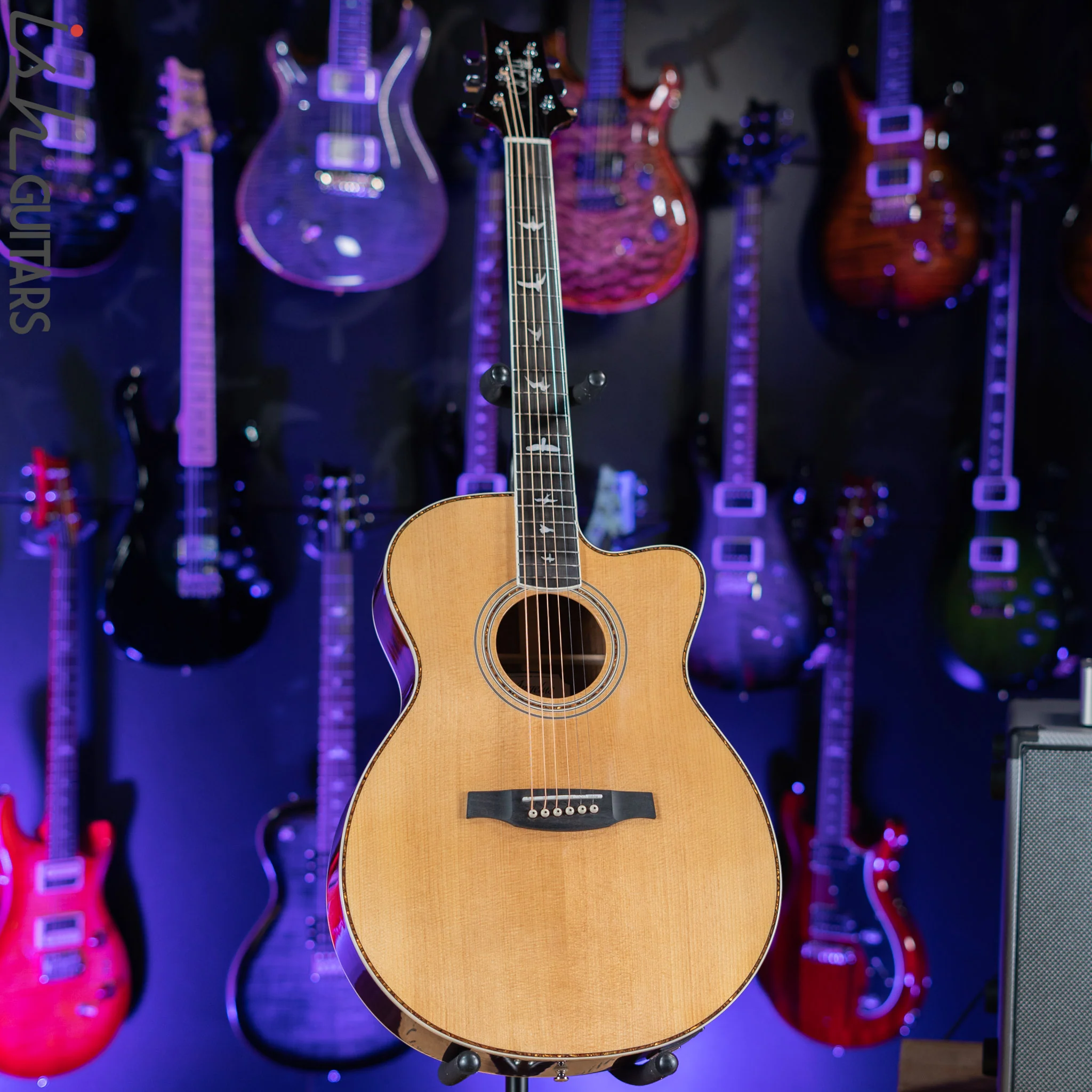 PRS SE Angelus A40E Acoustic Electric Guitar Natural - Image 3