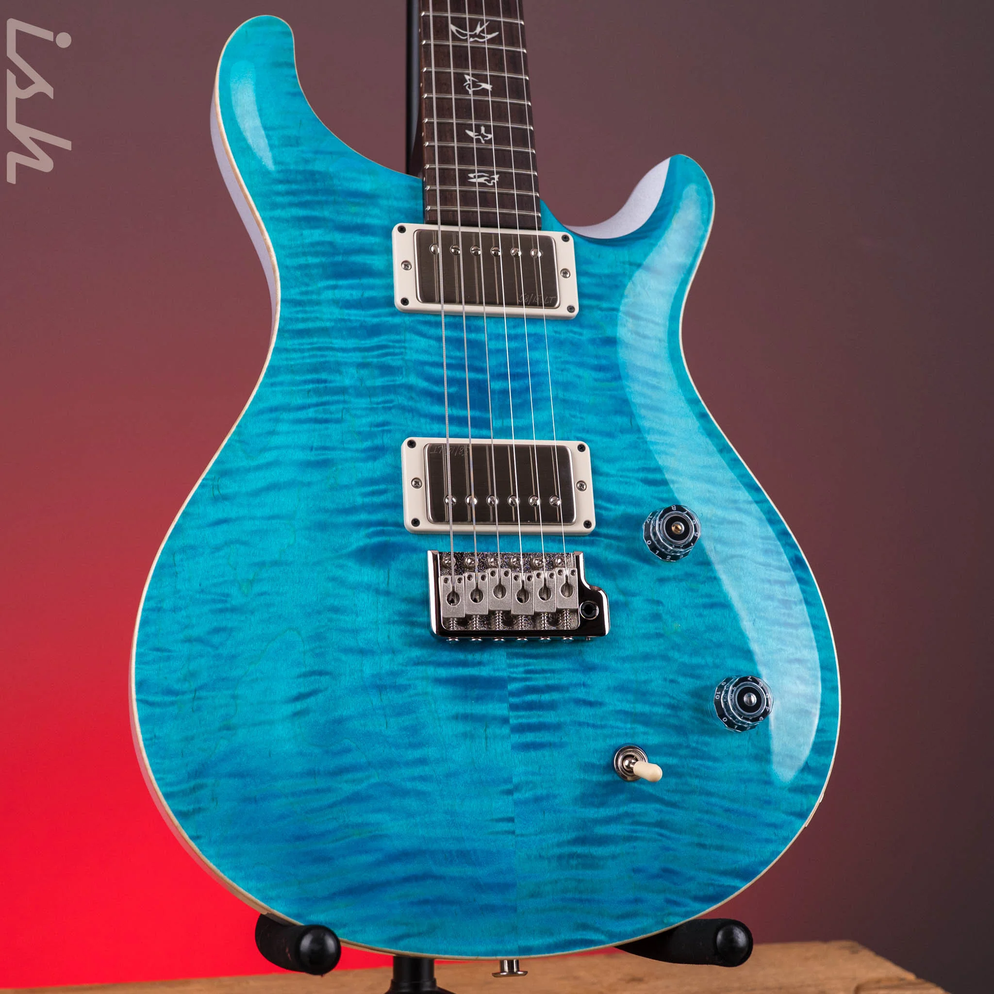 PRS CE 22 Blue Matteo w/ White Back Custom Color