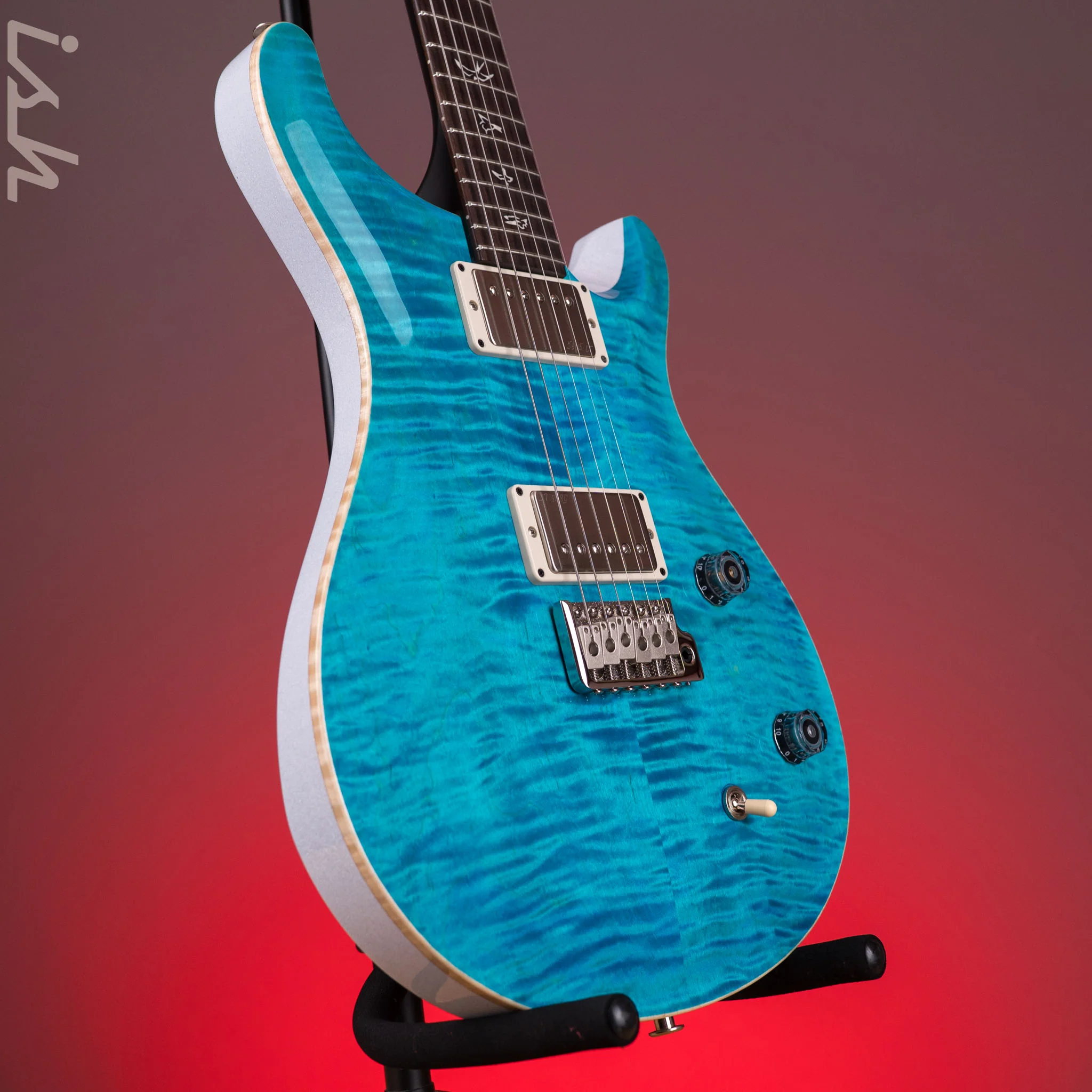 PRS CE 22 Blue Matteo w/ White Back Custom Color - Image 3