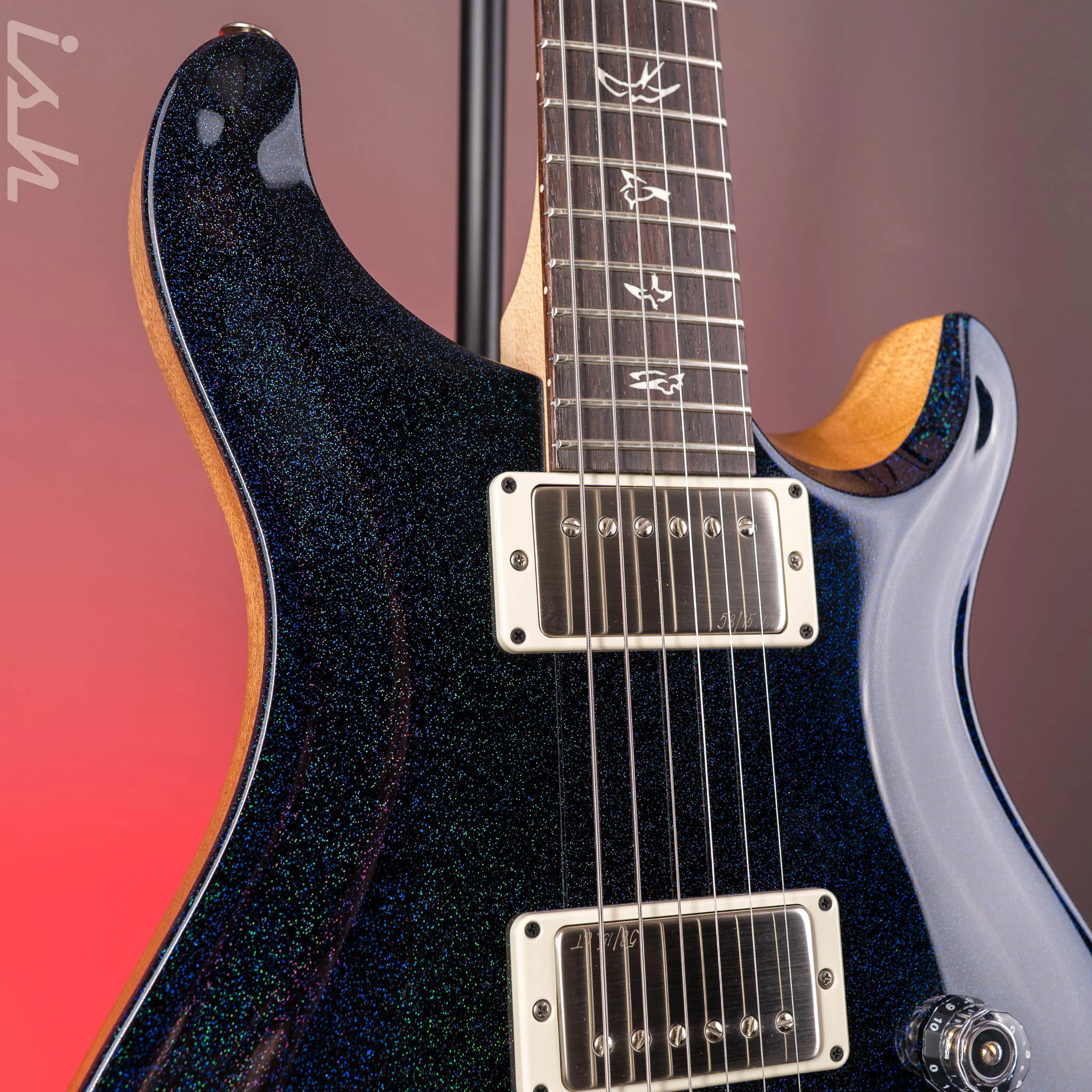 PRS CE 22 Blue Rainbow Hollowflake - Image 4