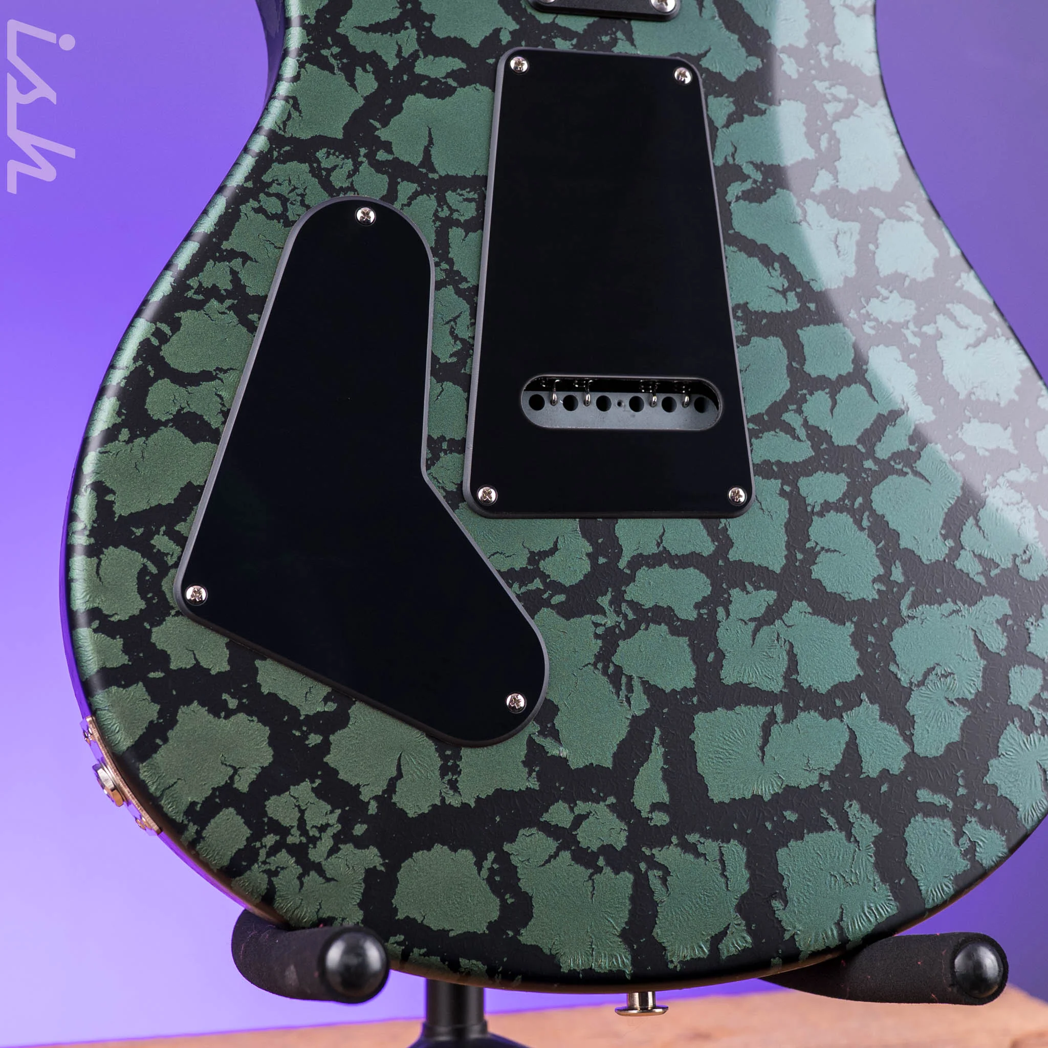 PRS CE 24 Black Matcha Green Crackle Sprayer's Choice - Image 10