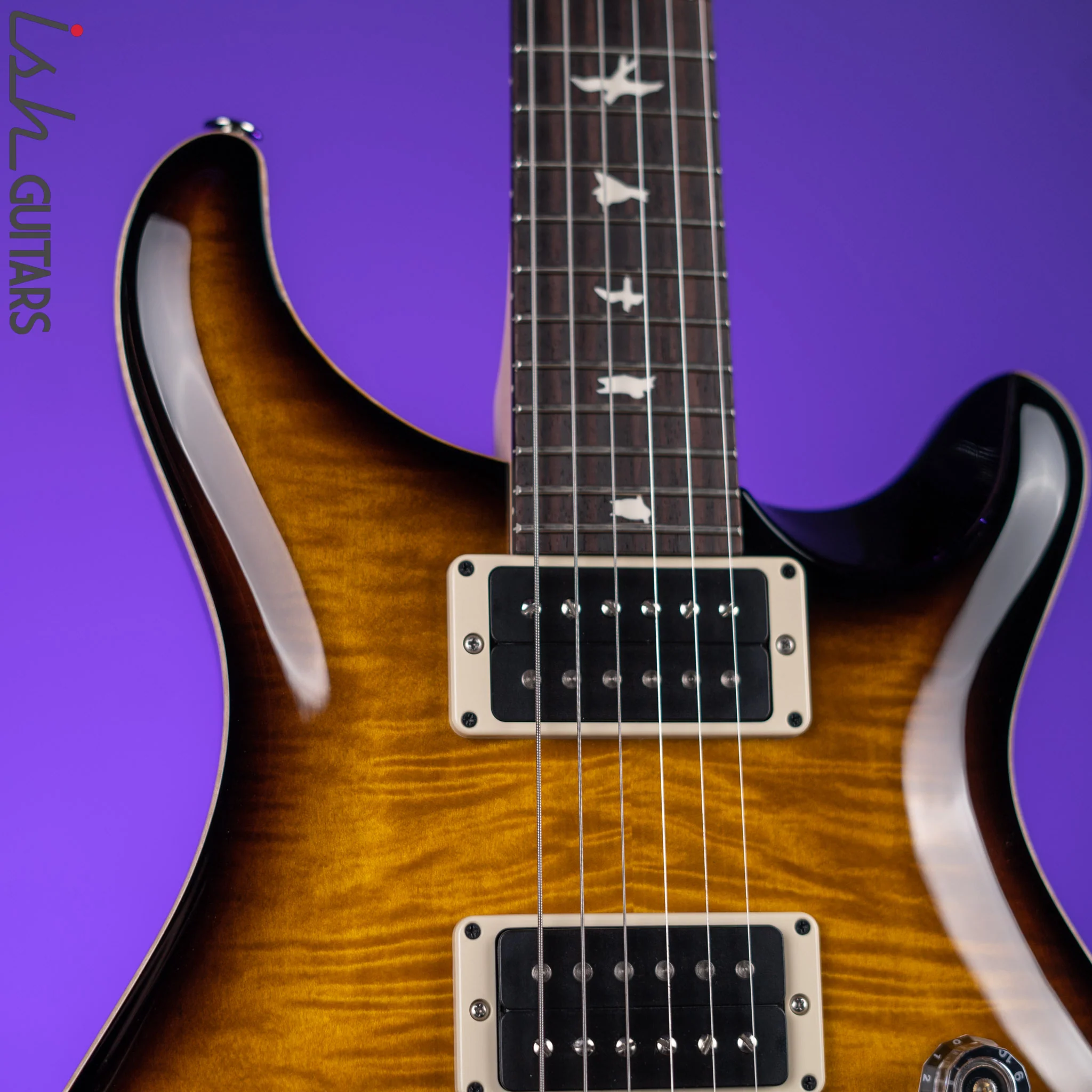 PRS CE 24 Electric Guitar Amber Smokewrap - Image 3