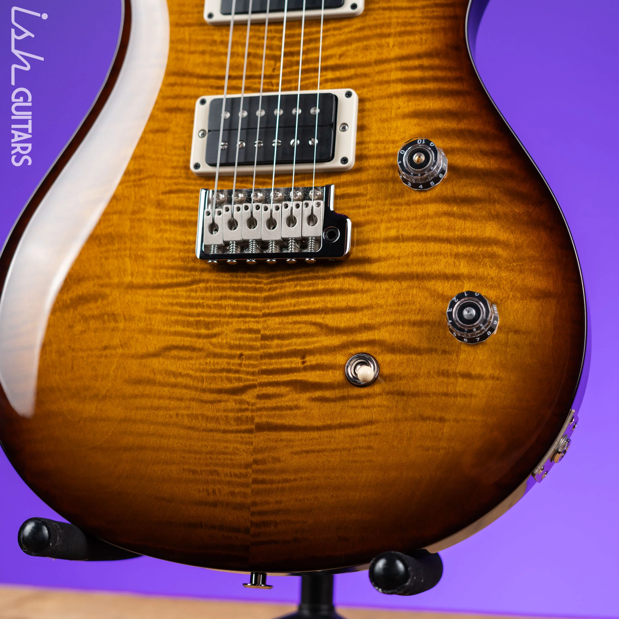 PRS CE 24 Electric Guitar Black Amber - Image 4