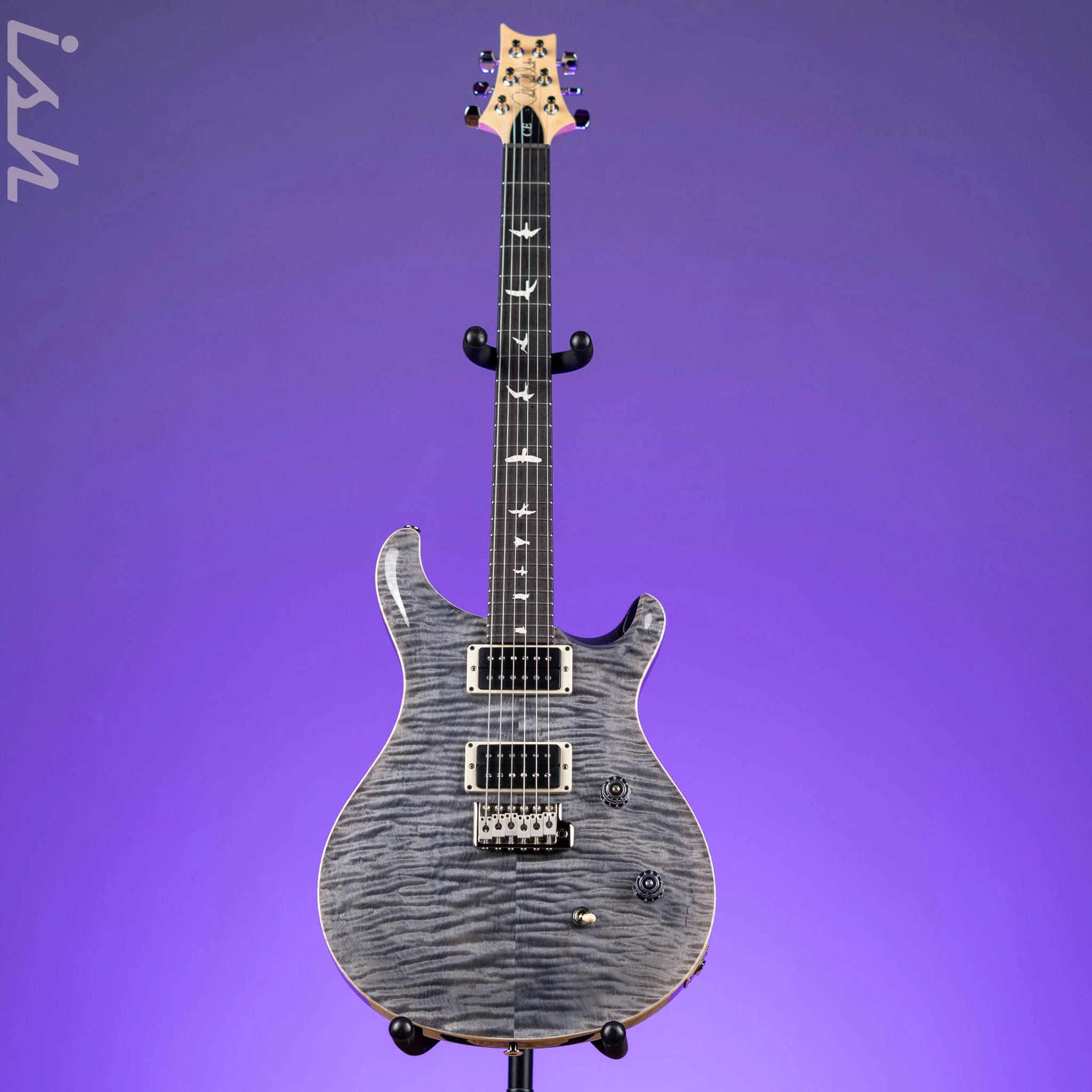 PRS CE 24 Electric Guitar Faded Gray Black Demo - Image 2