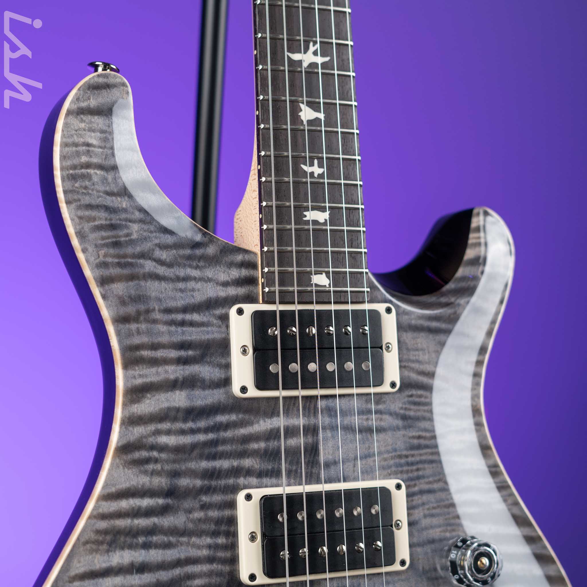PRS CE 24 Electric Guitar Faded Gray Black Demo - Image 3