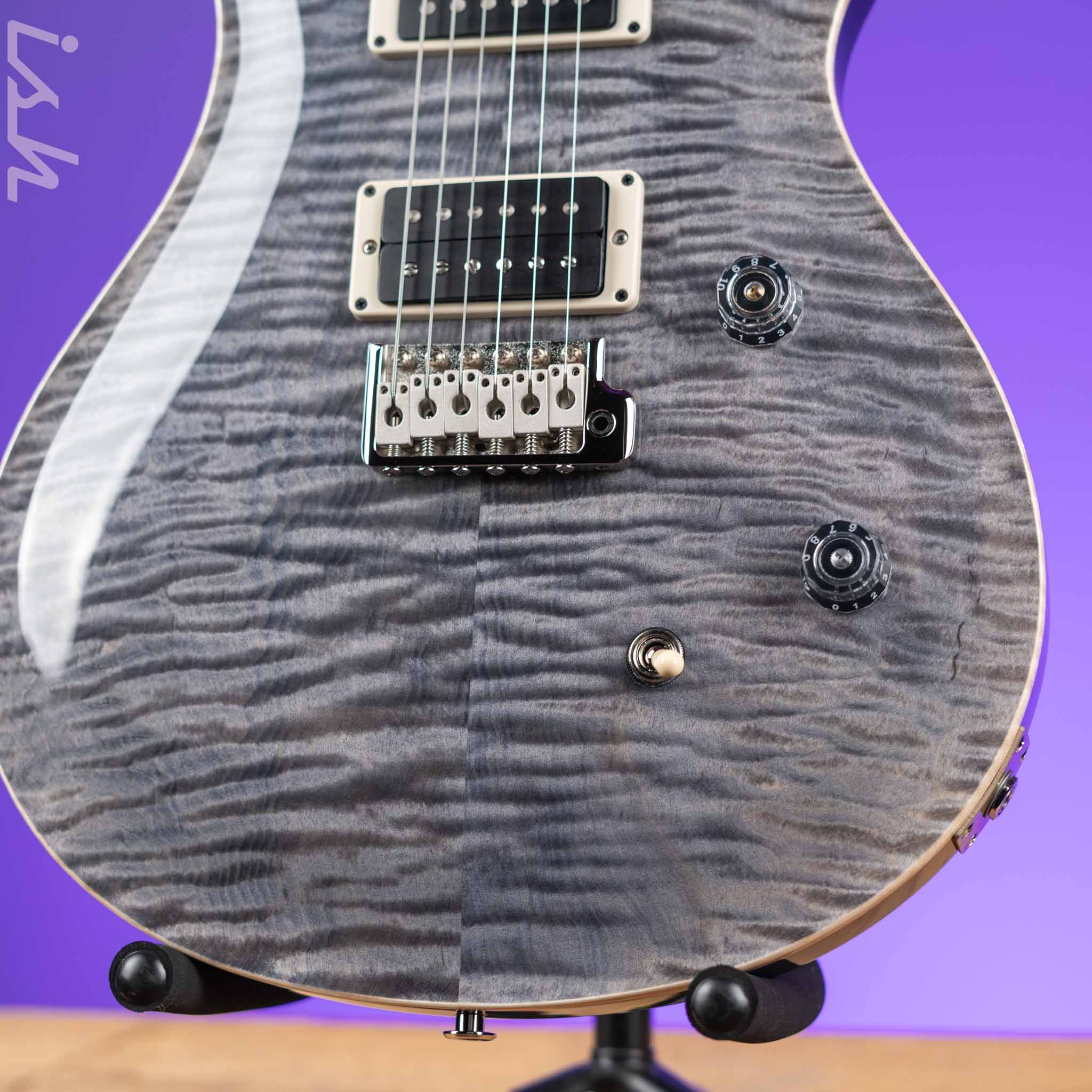 PRS CE 24 Electric Guitar Faded Gray Black Demo - Image 4
