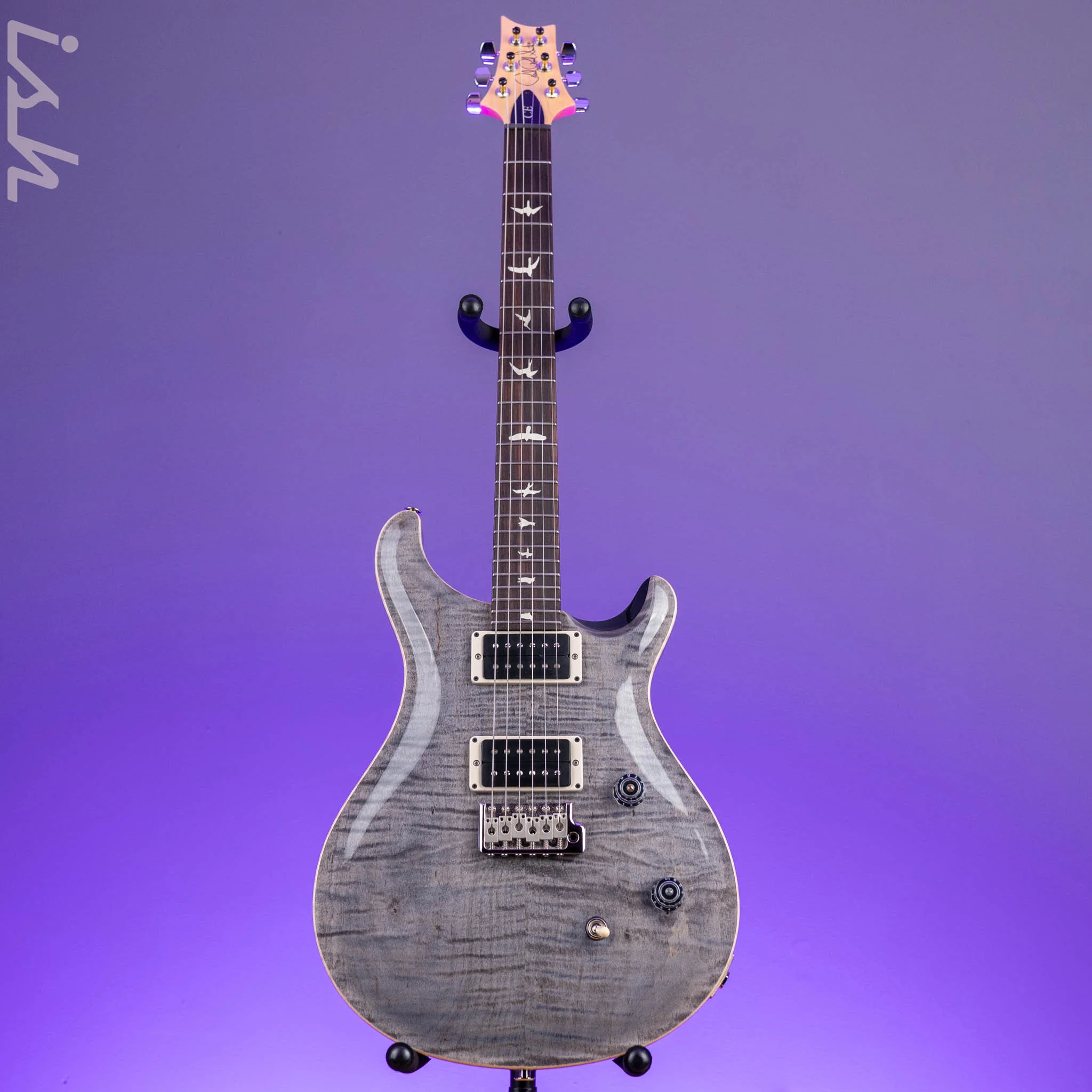 PRS CE 24 Electric Guitar Faded Gray Black Demo - Image 2