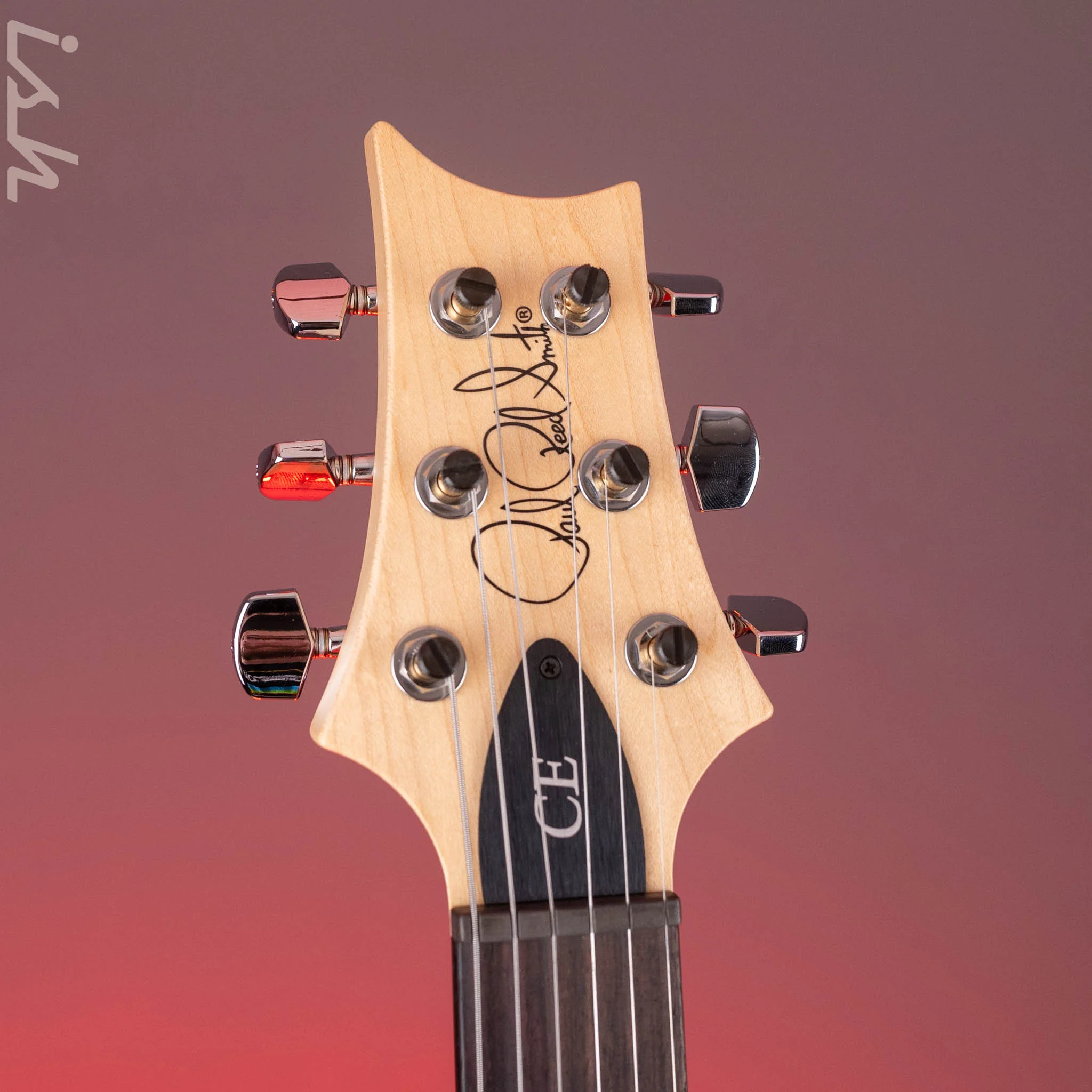 PRS CE 24 Electric Guitar - Faded Gray Black Purple Wraparound Smokeburst - Image 6