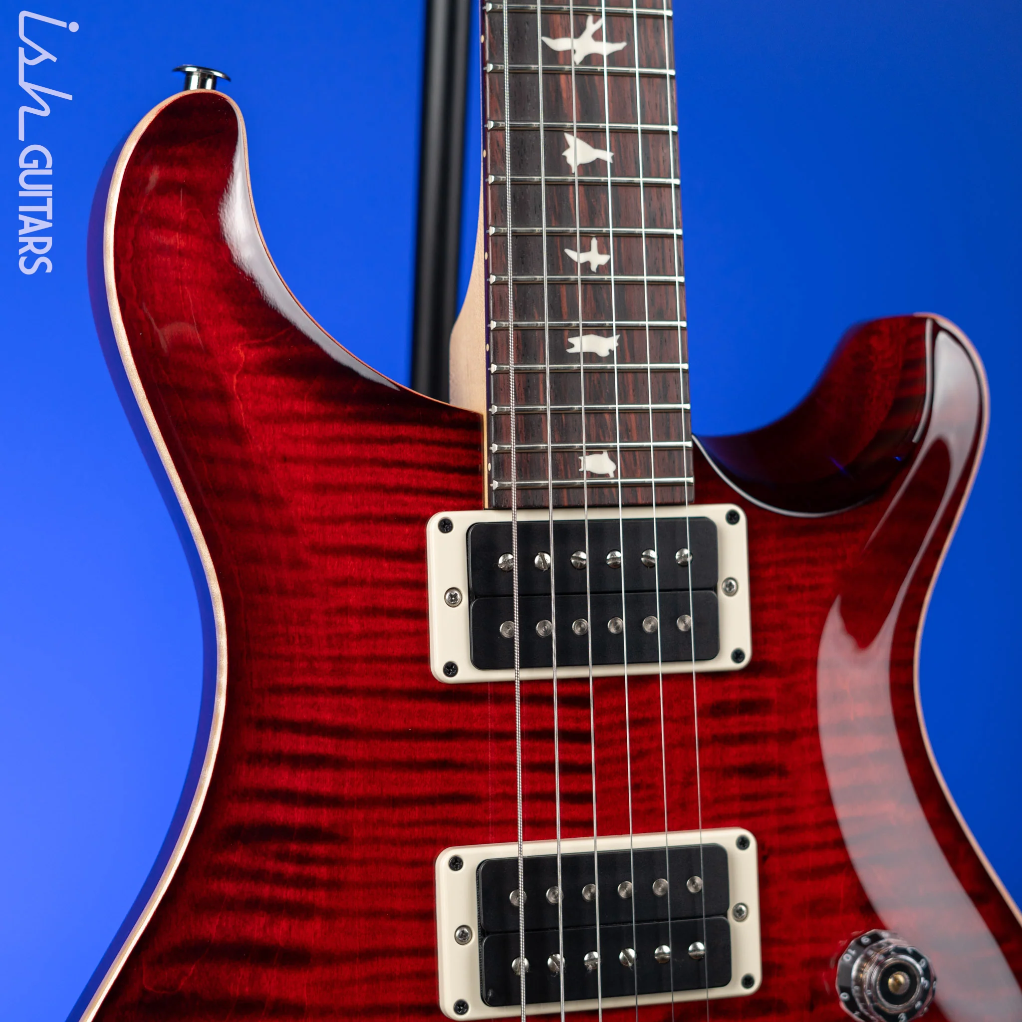 PRS CE 24 Electric Guitar Fire Red Burst - Image 3