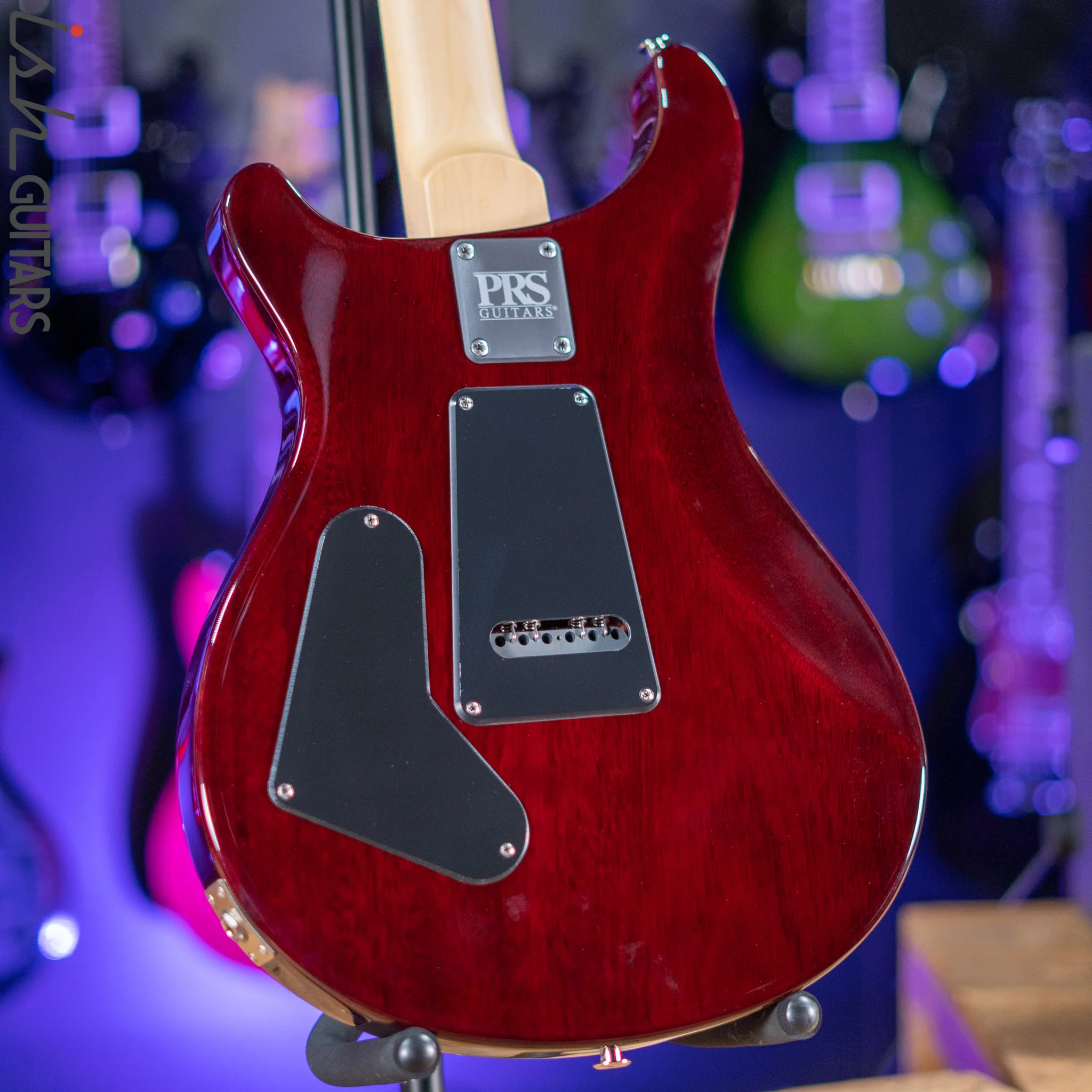 PRS CE 24 Electric Guitar Fire Red Burst Red Binding - Image 7