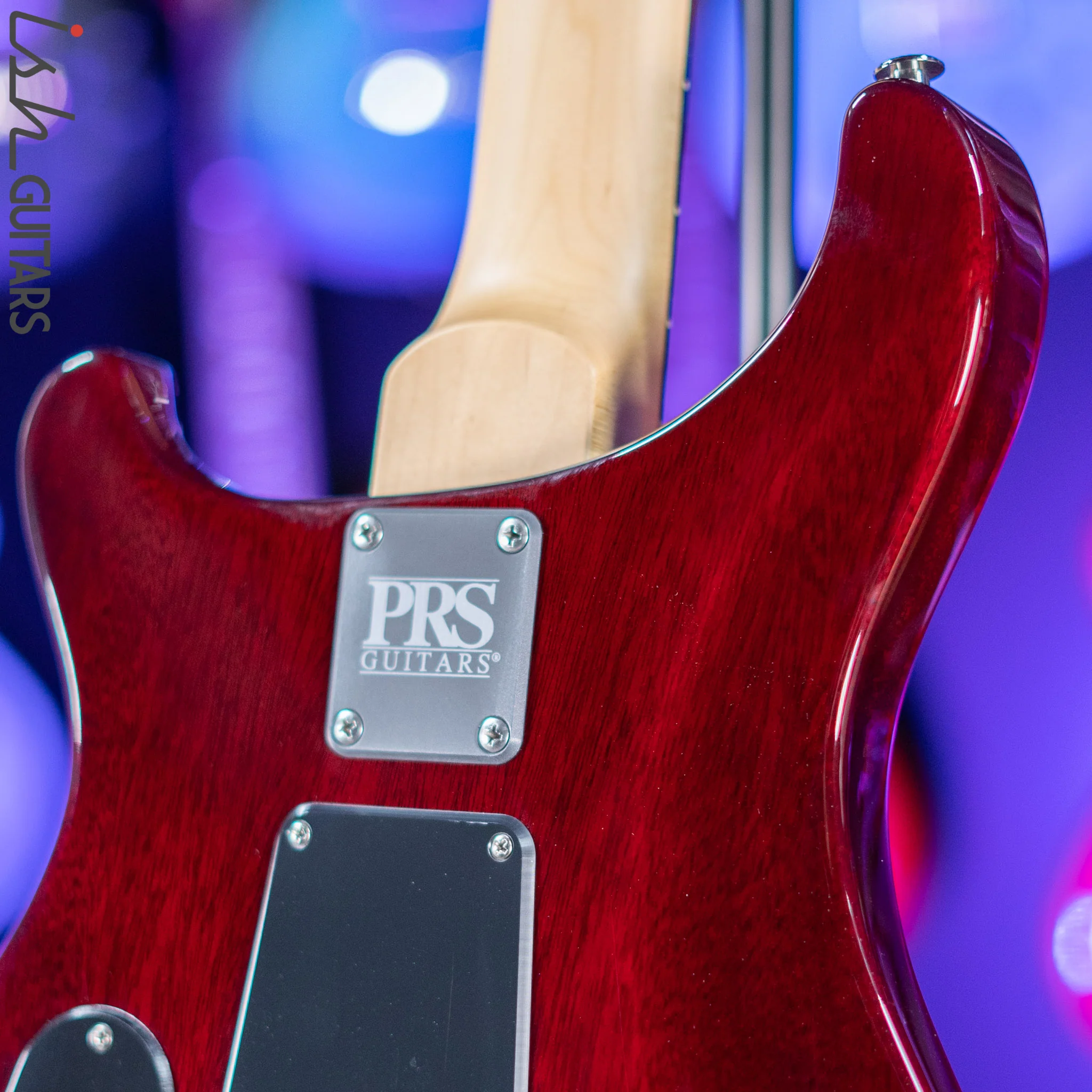 PRS CE 24 Electric Guitar Fire Red Burst Red Binding - Image 8
