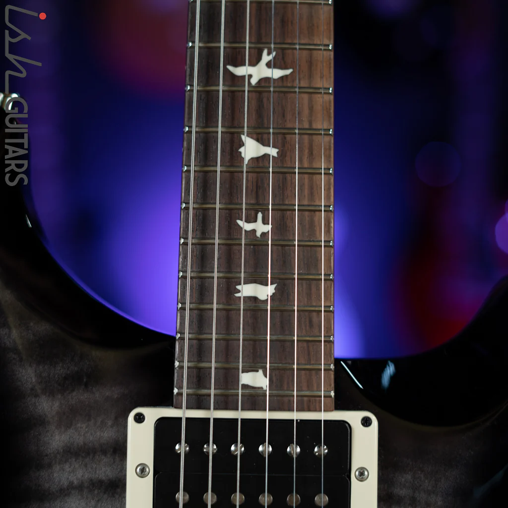 2021 PRS CE 24 Electric Guitar Grey Black w/ Black Wrap Burst - Image 5