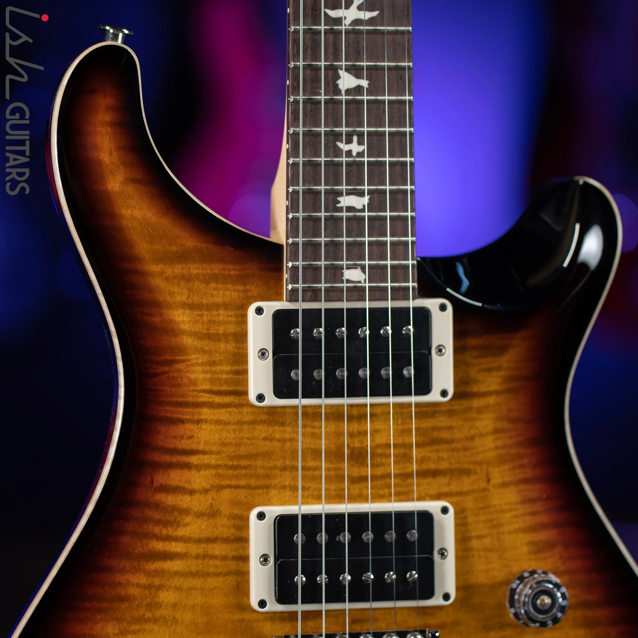 2021 PRS CE 24 Electric Guitar Tri-Color Sunburst - Image 3