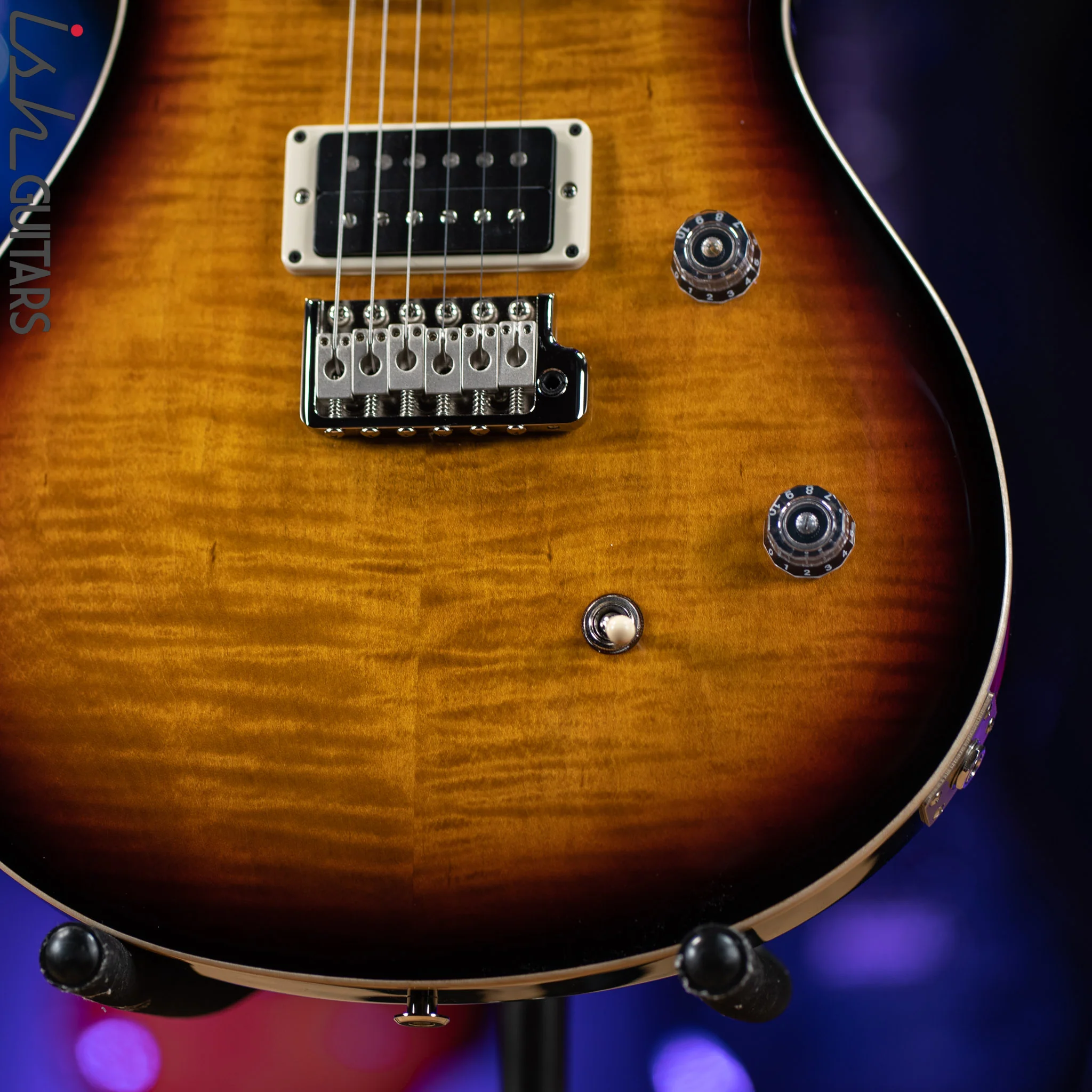 2021 PRS CE 24 Electric Guitar Tri-Color Sunburst - Image 4