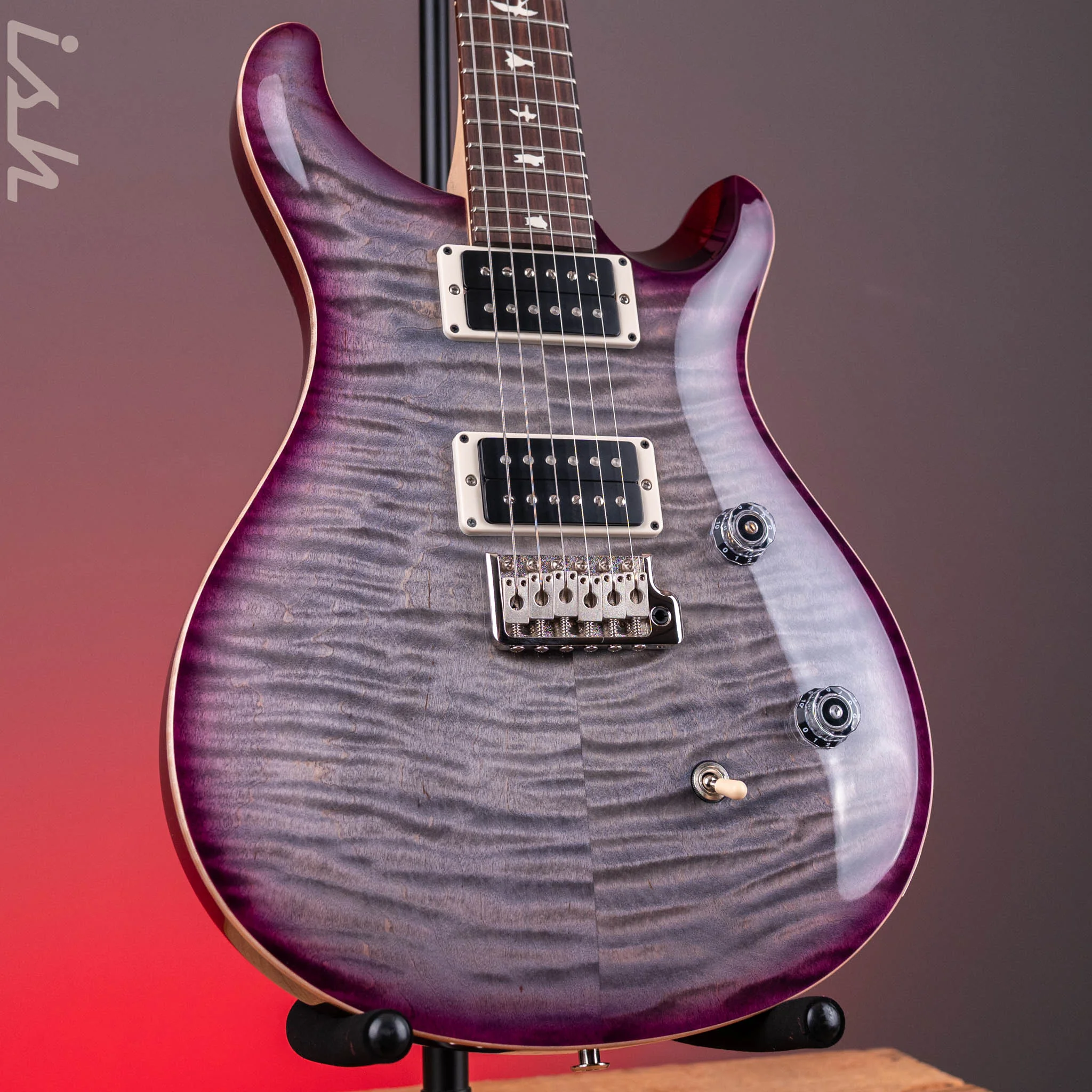 PRS CE 24 Faded Gray Black Purple Burst Custom Color