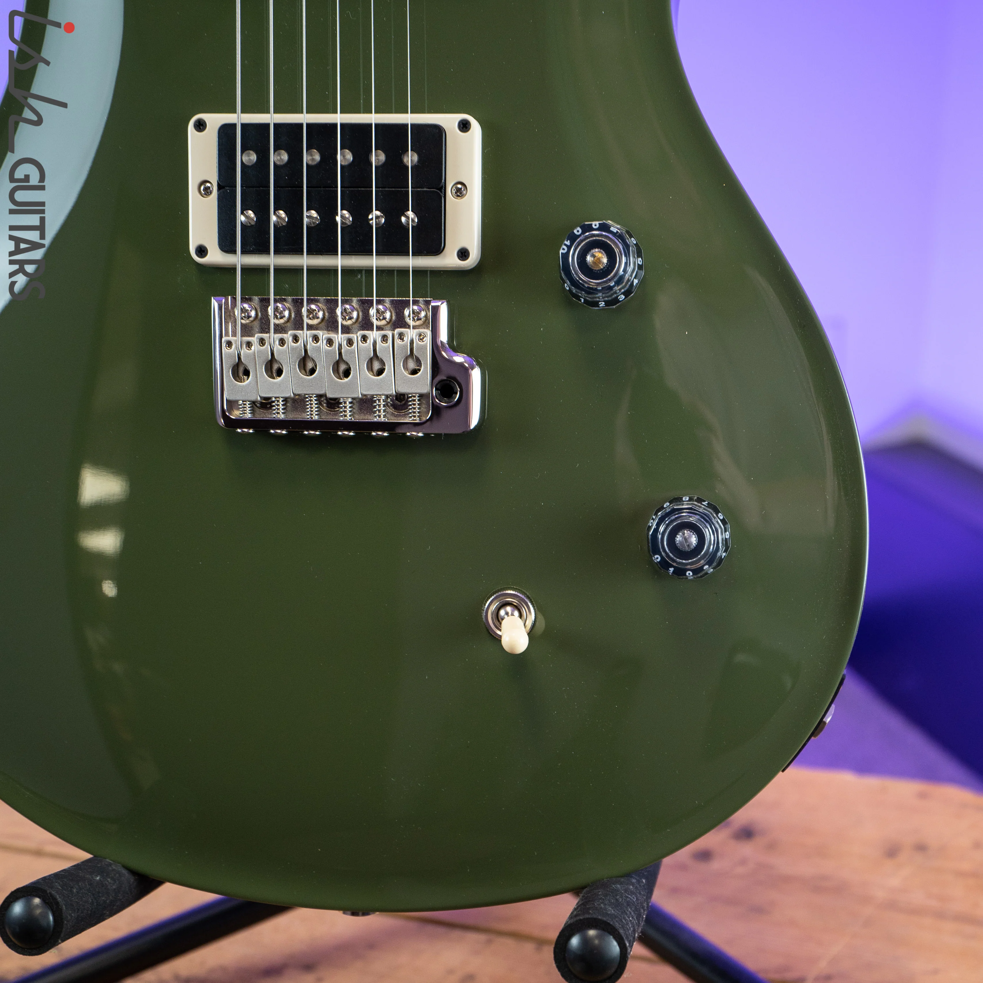 PRS CE 24 Opaque Olive Green - Image 4