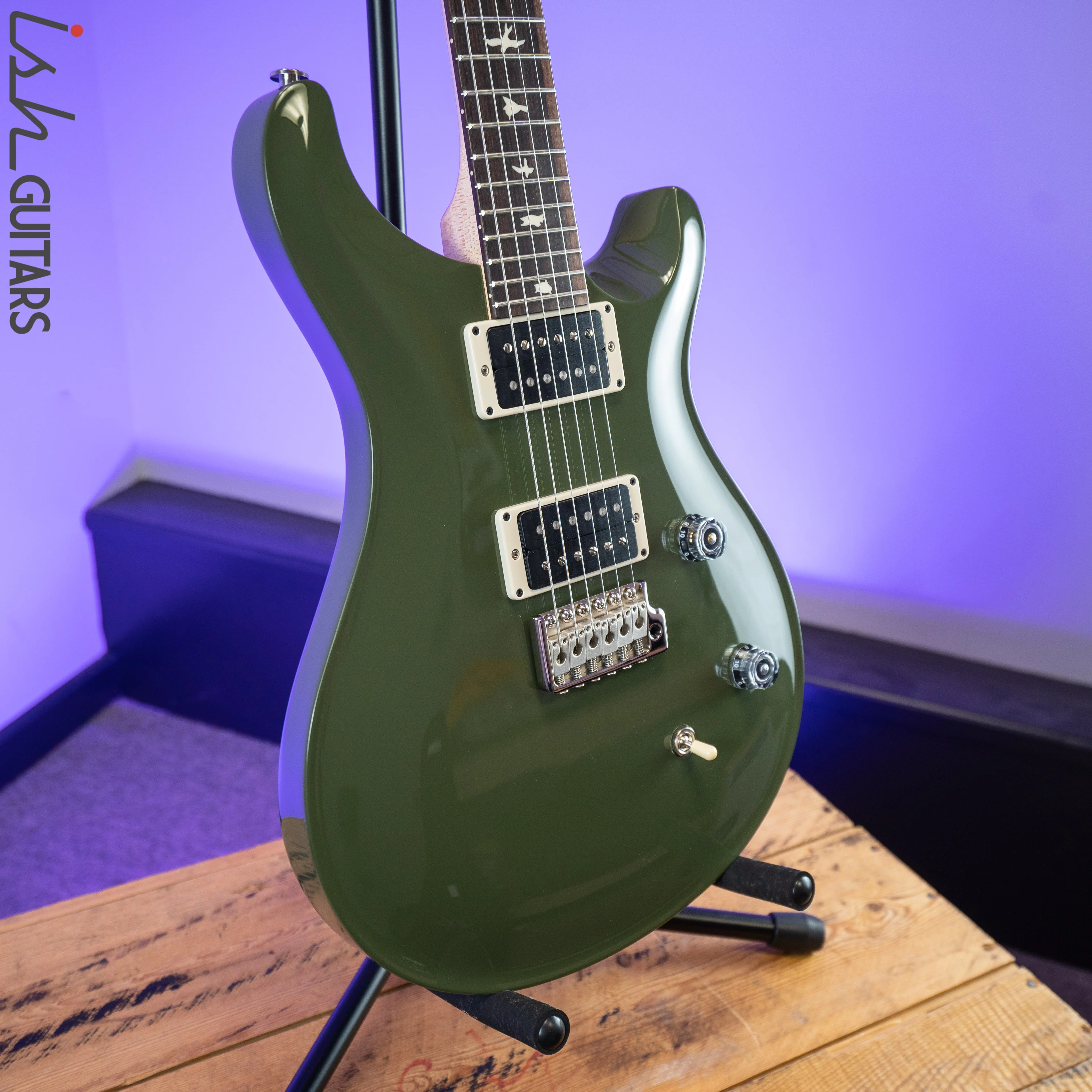 PRS CE 24 Opaque Olive Green - Image 5