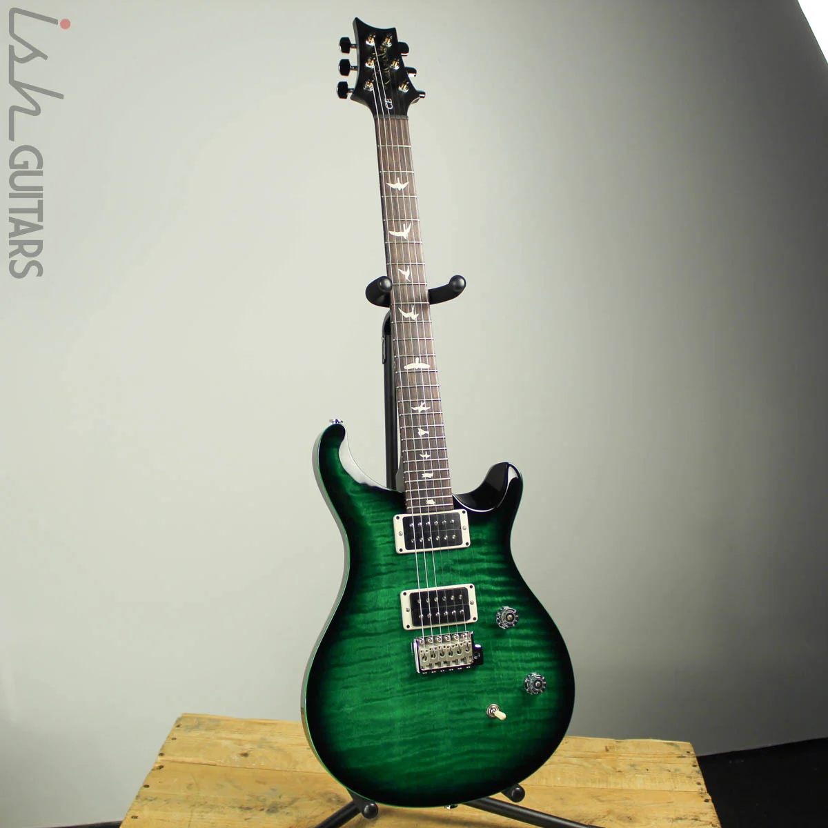 2019 PRS CE 24 Satin Neck Teal Smokeburst - Image 2