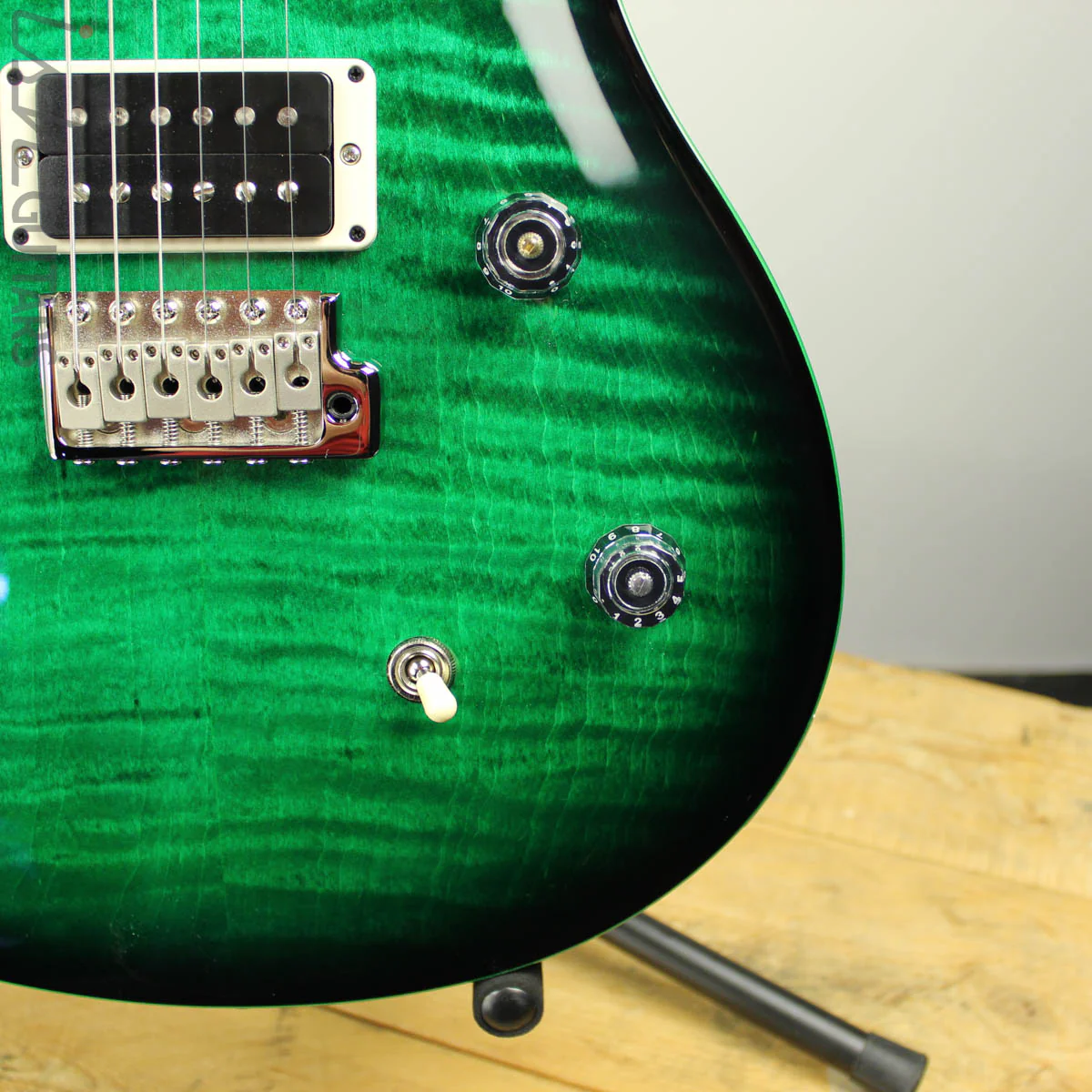 2019 PRS CE 24 Satin Neck Teal Smokeburst - Image 3